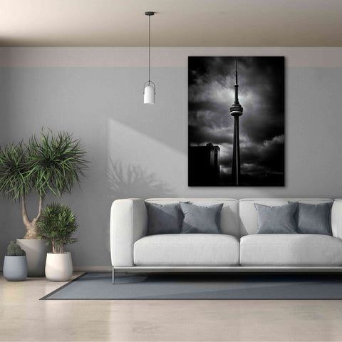 Image of 'CN Tower Toronto Canada No 6' by Brian Carson, Giclee Canvas Wall Art,40 x 54
