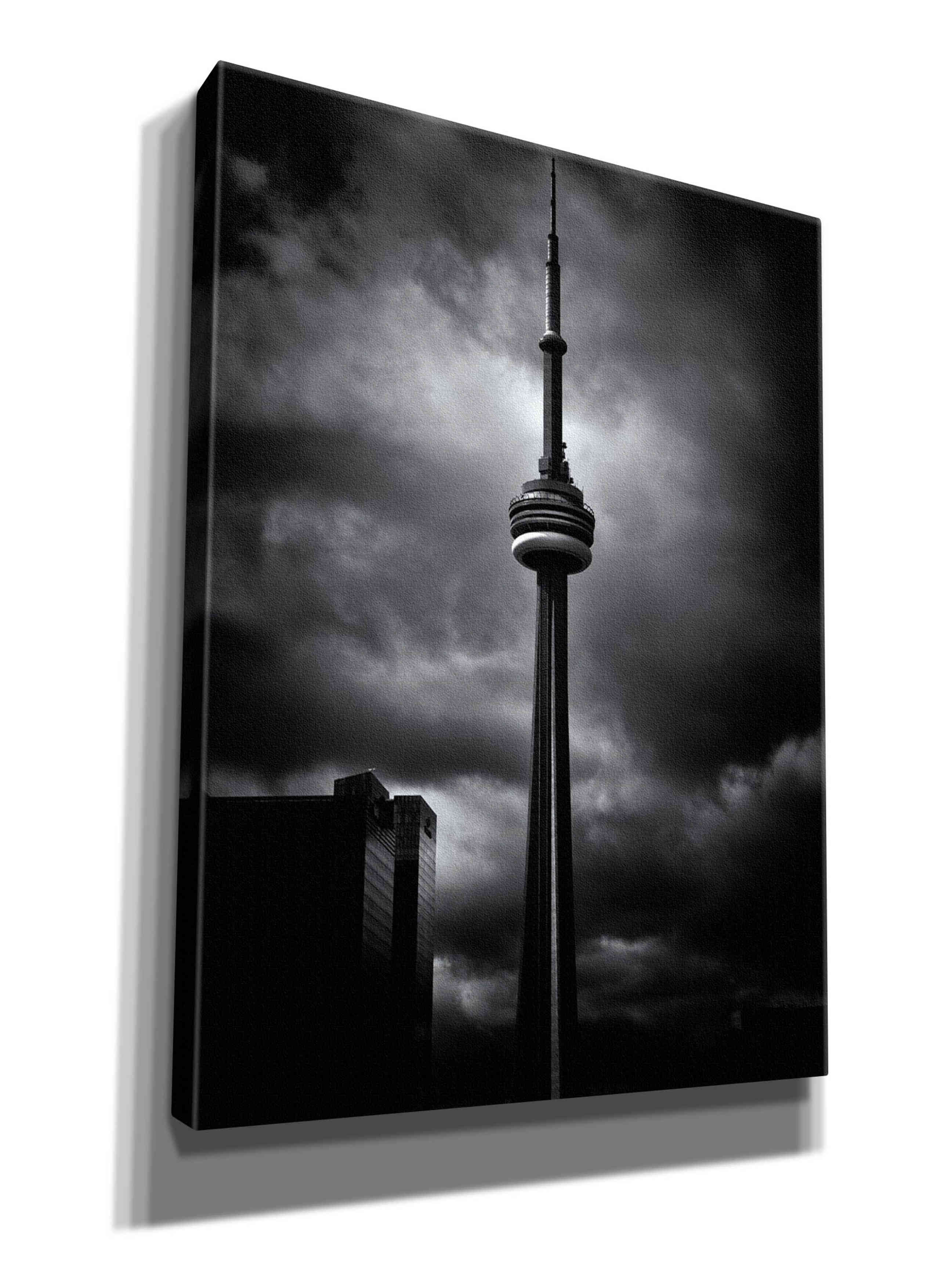'CN Tower Toronto Canada No 6' by Brian Carson, Giclee Canvas Wall Art