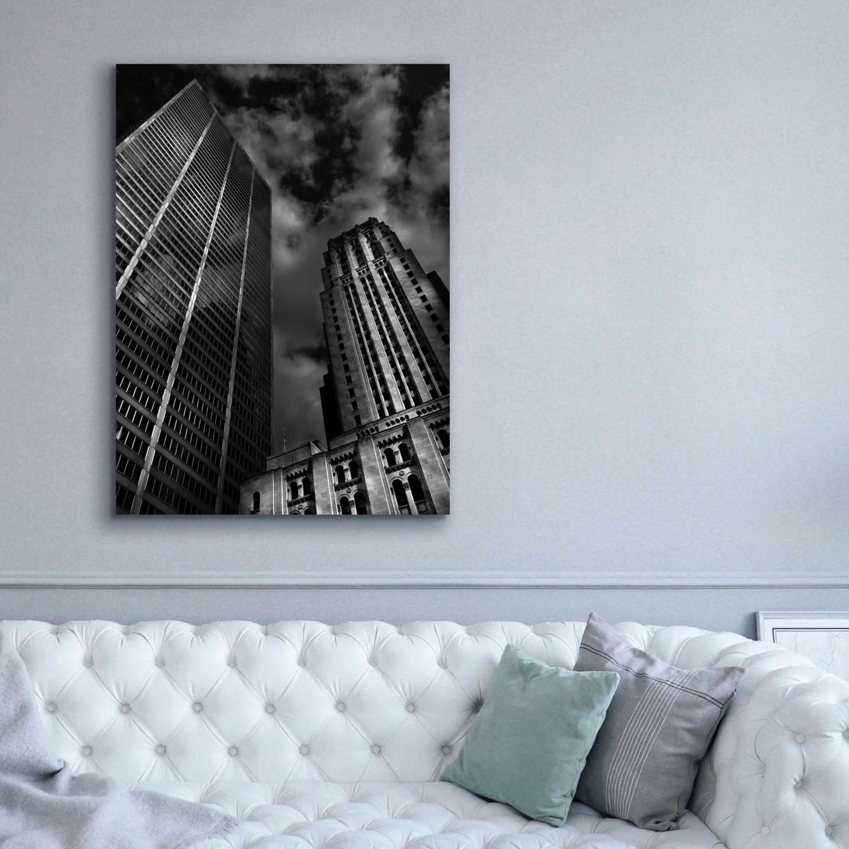 'Commerce Court Courtyard View No 1' by Brian Carson, Giclee Canvas Wall Art,40 x 54