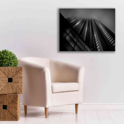 Image of 'Downtown Fogfest No 10' by Brian Carson, Giclee Canvas Wall Art,34 x 26