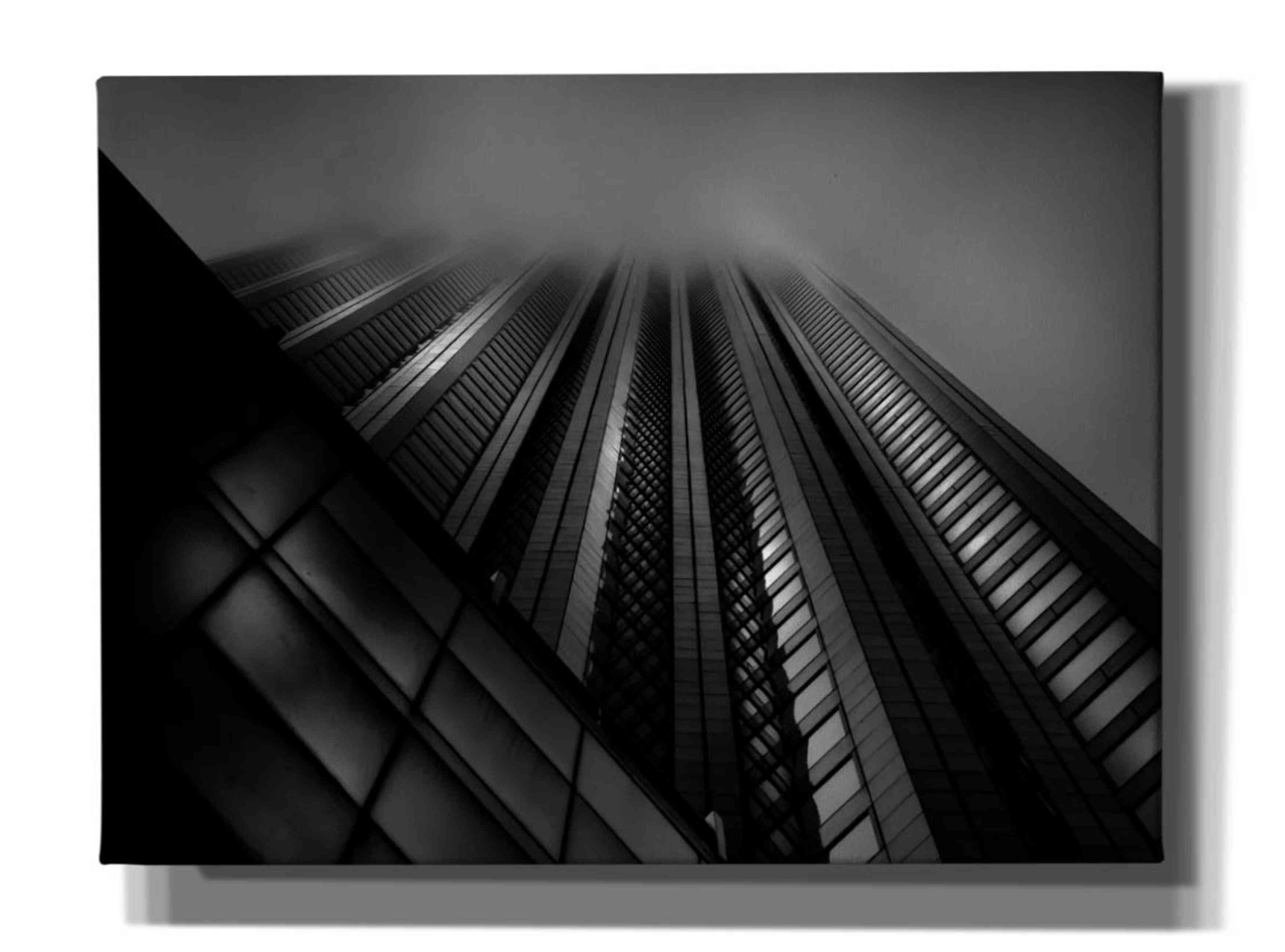 'Downtown Fogfest No 10' by Brian Carson, Giclee Canvas Wall Art