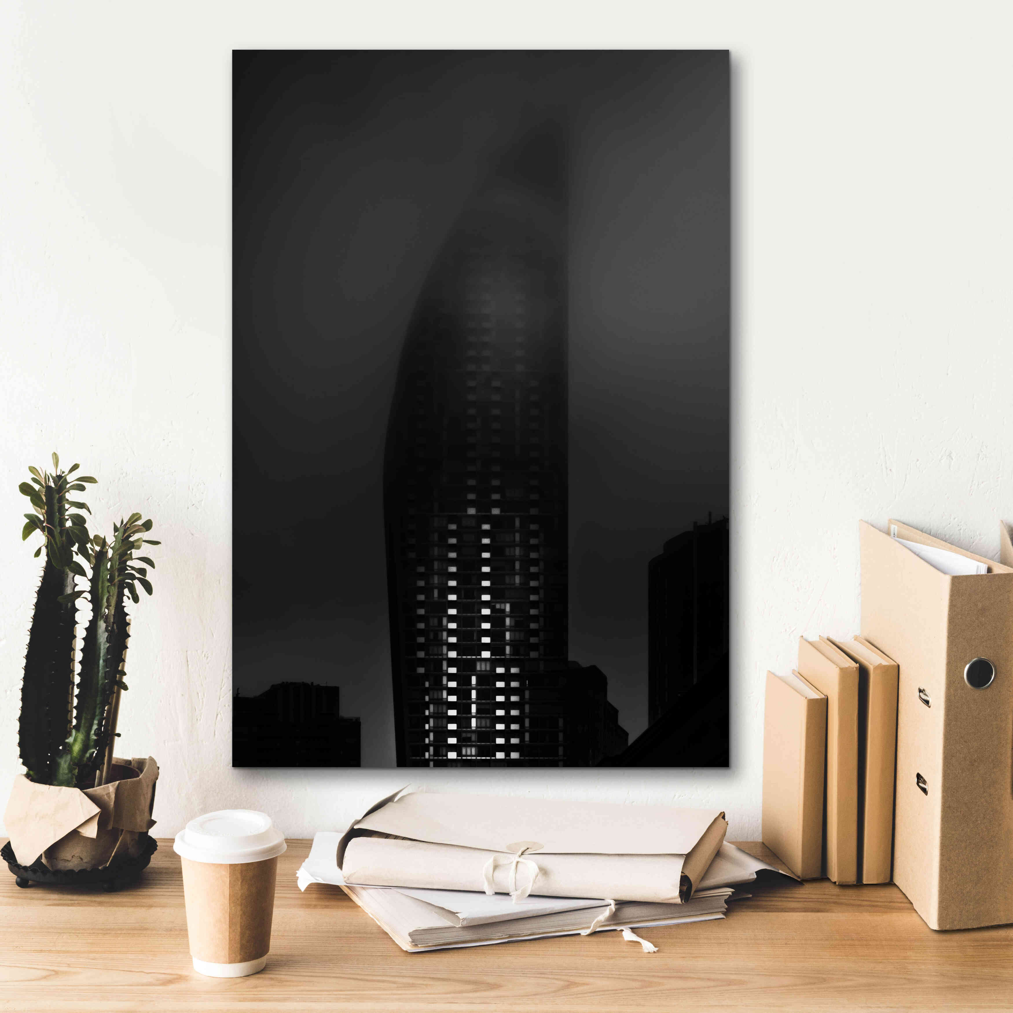 'Downtown Fogfest No 19' by Brian Carson, Giclee Canvas Wall Art,18 x 26