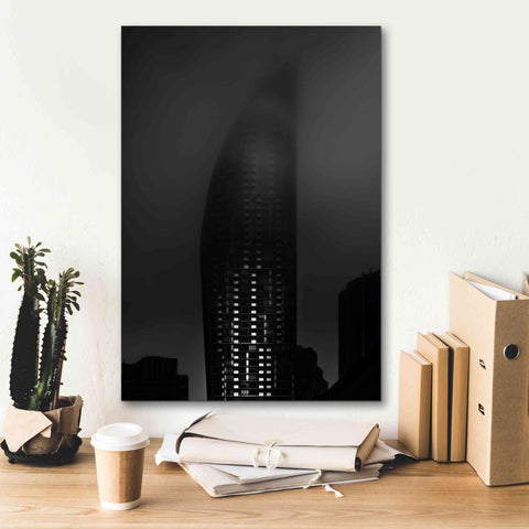 Image of 'Downtown Fogfest No 19' by Brian Carson, Giclee Canvas Wall Art,18 x 26