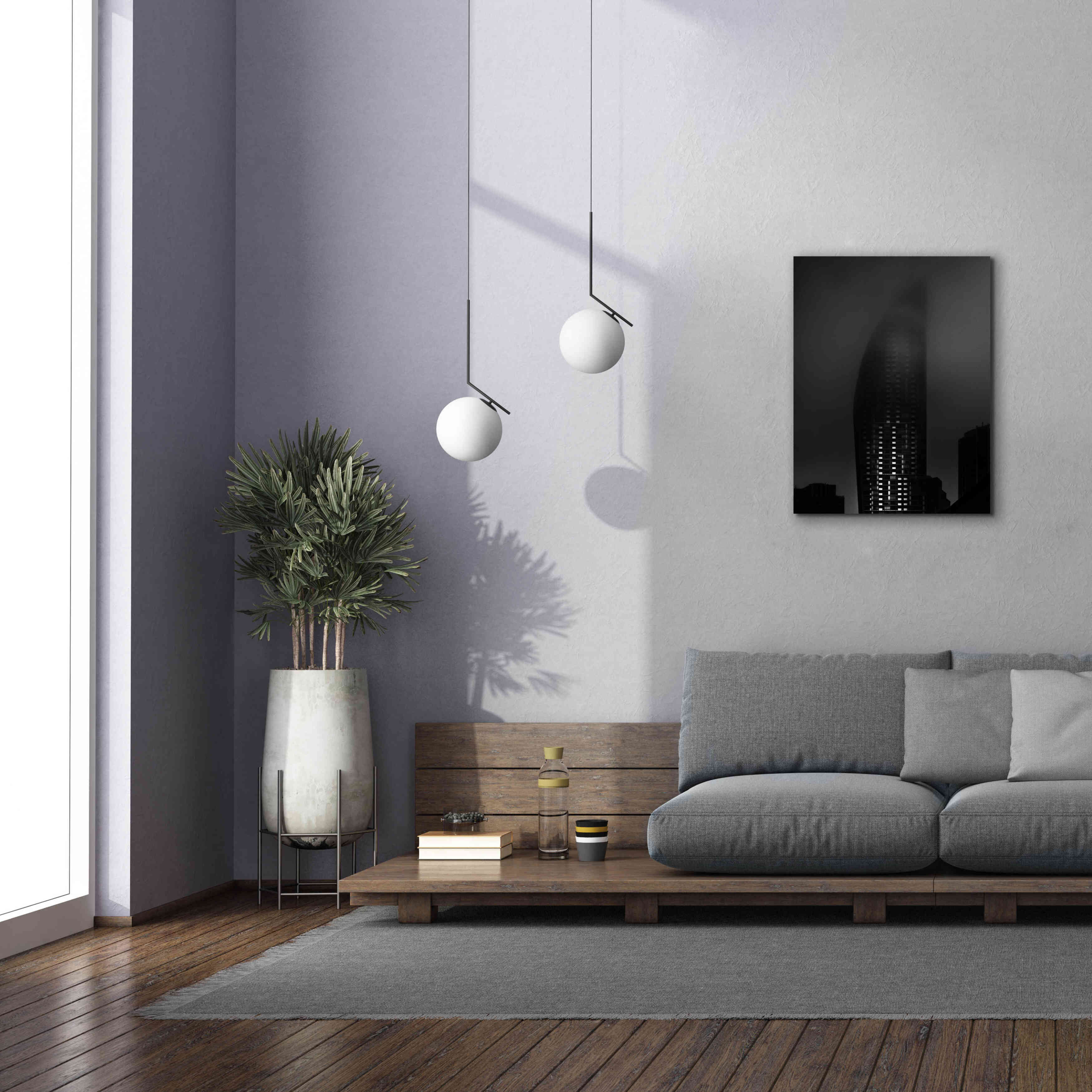 'Downtown Fogfest No 19' by Brian Carson, Giclee Canvas Wall Art,26 x 34