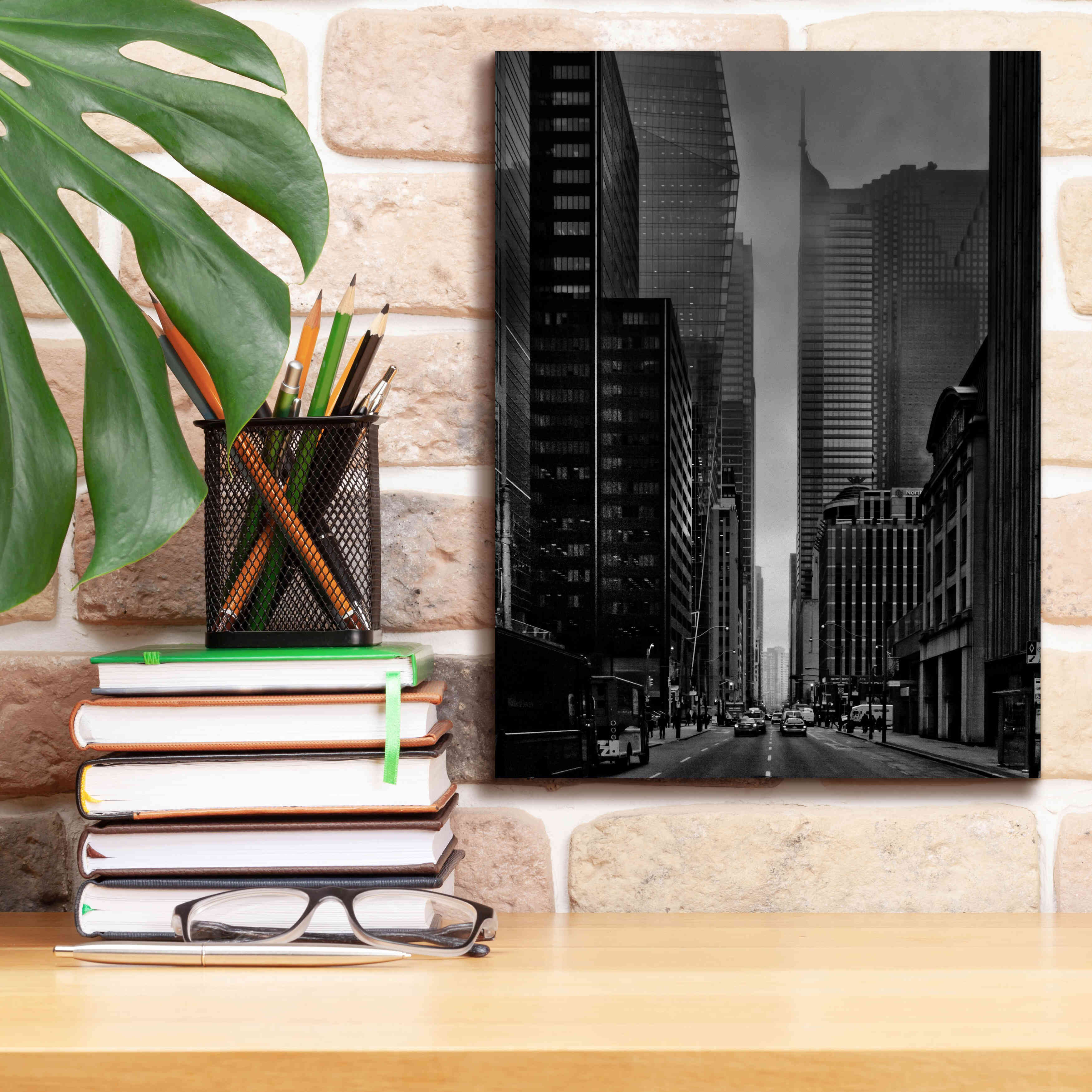 'Downtown Fogfest No 25' by Brian Carson, Giclee Canvas Wall Art,12 x 16