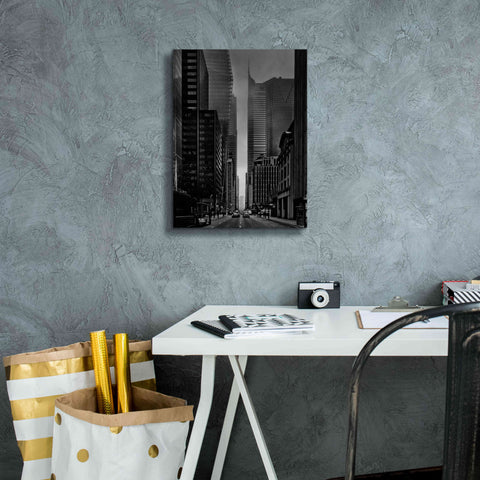 Image of 'Downtown Fogfest No 25' by Brian Carson, Giclee Canvas Wall Art,12 x 16
