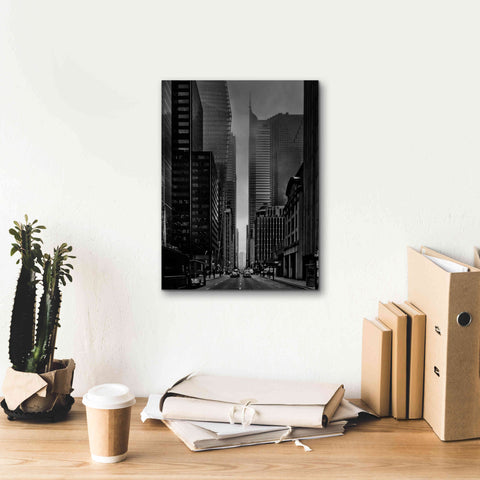 Image of 'Downtown Fogfest No 25' by Brian Carson, Giclee Canvas Wall Art,12 x 16