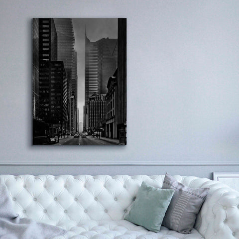 Image of 'Downtown Fogfest No 25' by Brian Carson, Giclee Canvas Wall Art,40 x 54