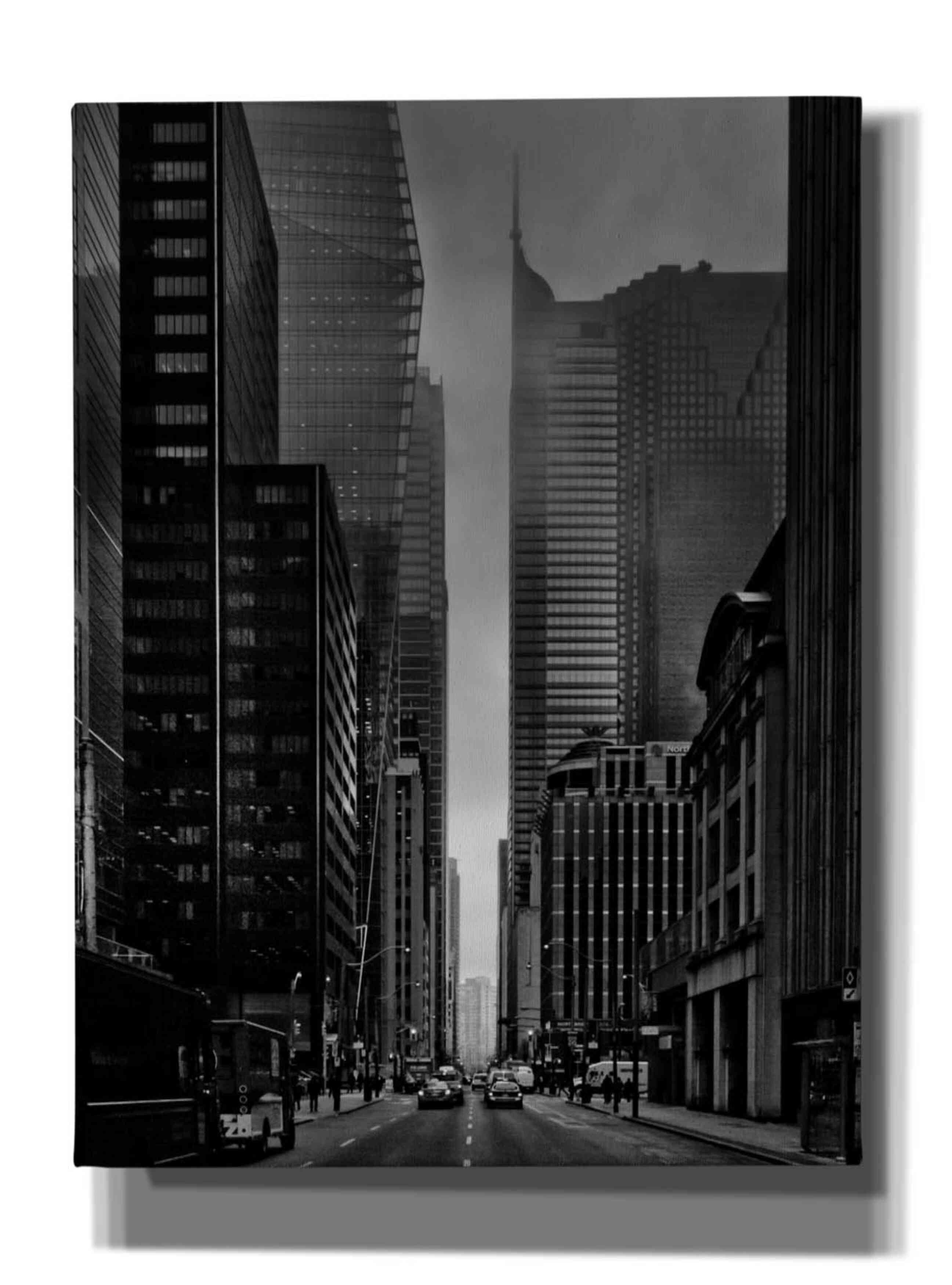 'Downtown Fogfest No 25' by Brian Carson, Giclee Canvas Wall Art