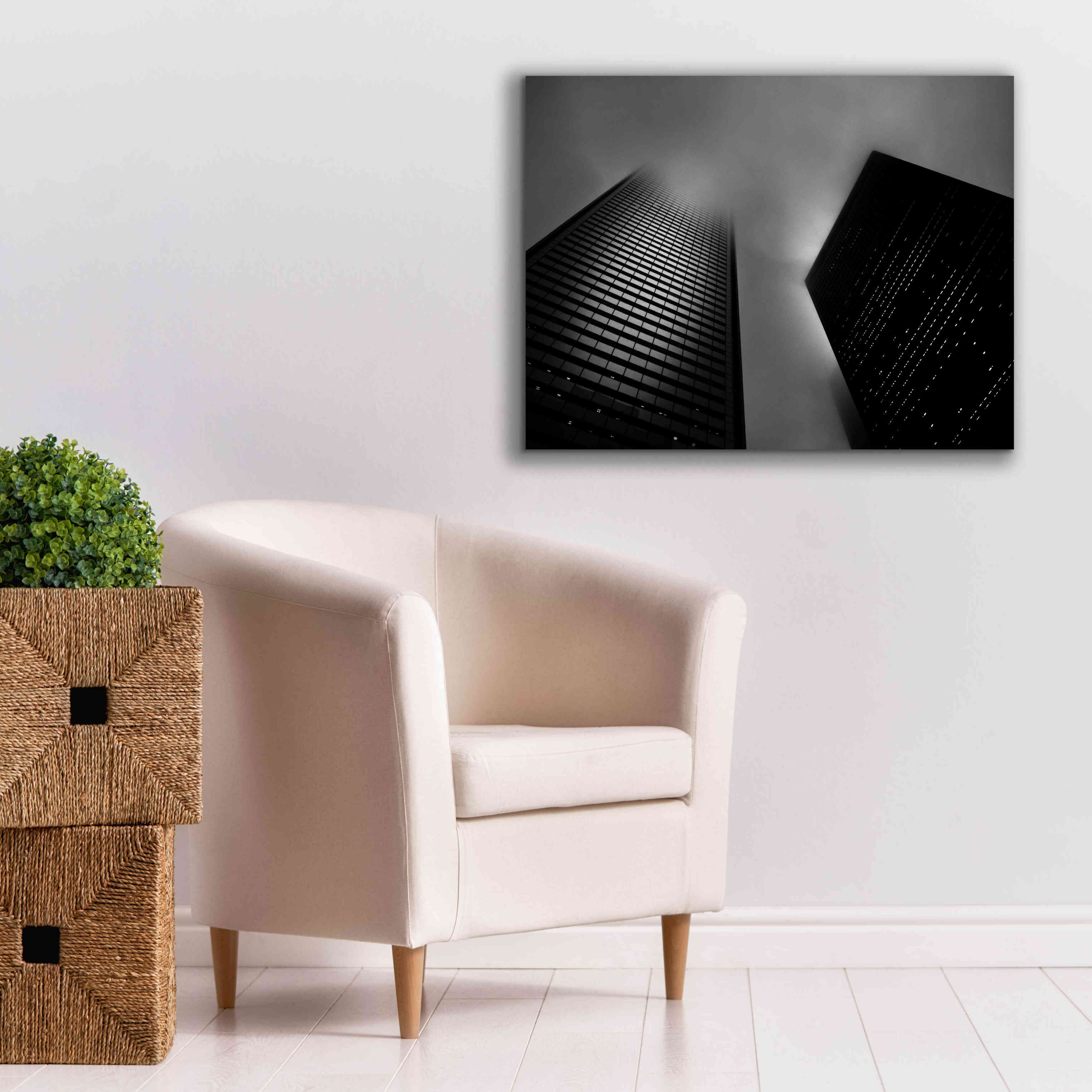 'Downtown Fogfest No 33' by Brian Carson, Giclee Canvas Wall Art,34 x 26