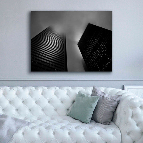 Image of 'Downtown Fogfest No 33' by Brian Carson, Giclee Canvas Wall Art,54 x 40