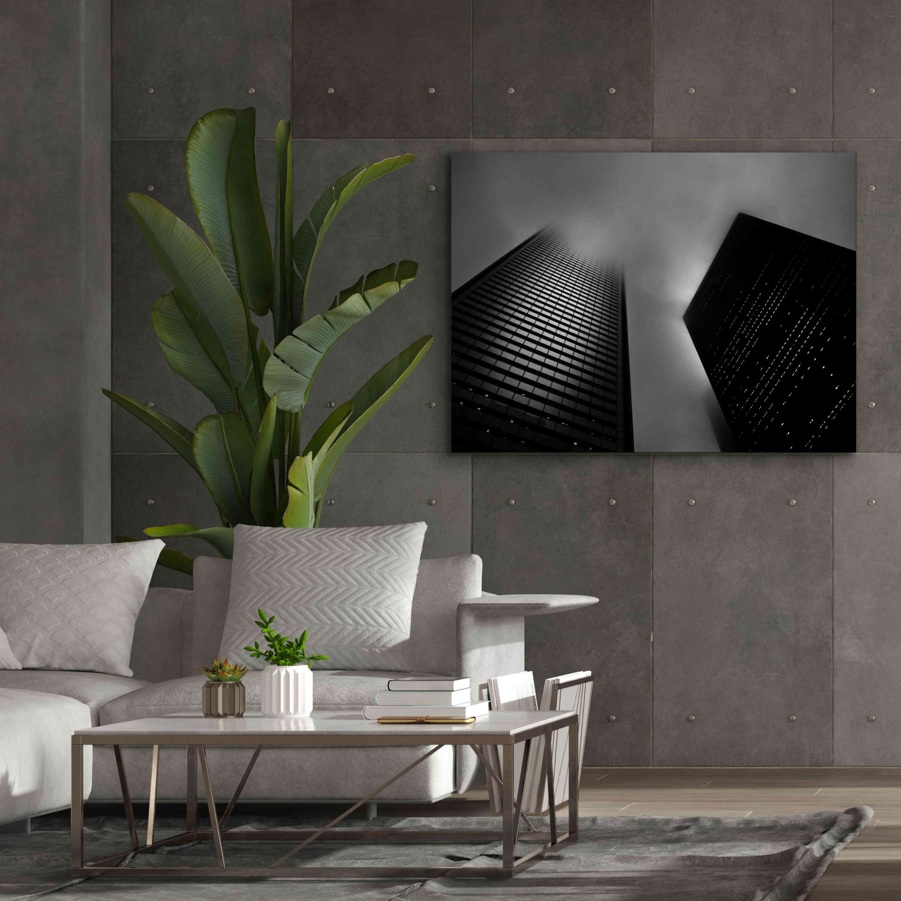 'Downtown Fogfest No 33' by Brian Carson, Giclee Canvas Wall Art,54 x 40