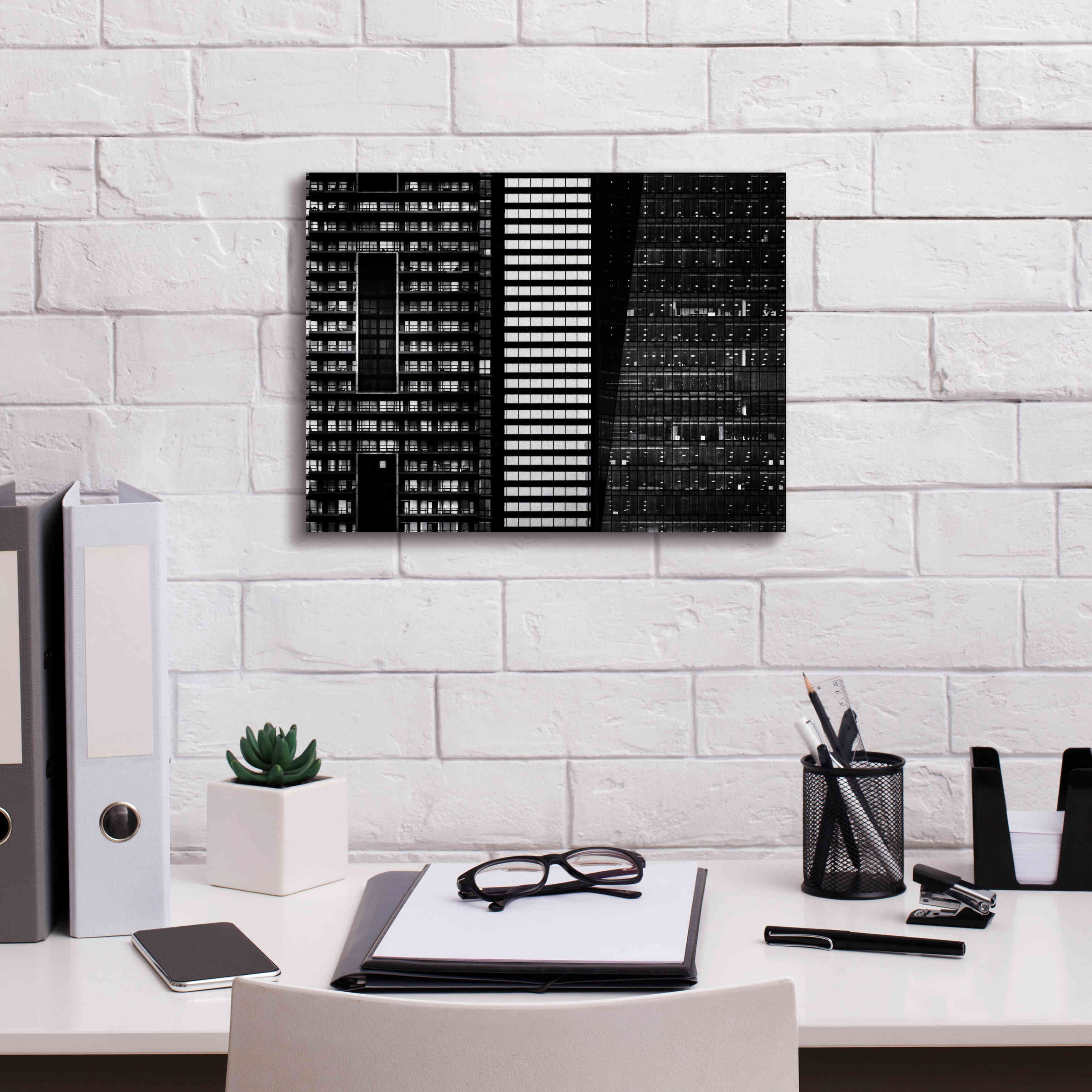 'Geometry No 11' by Brian Carson, Giclee Canvas Wall Art,16 x 12