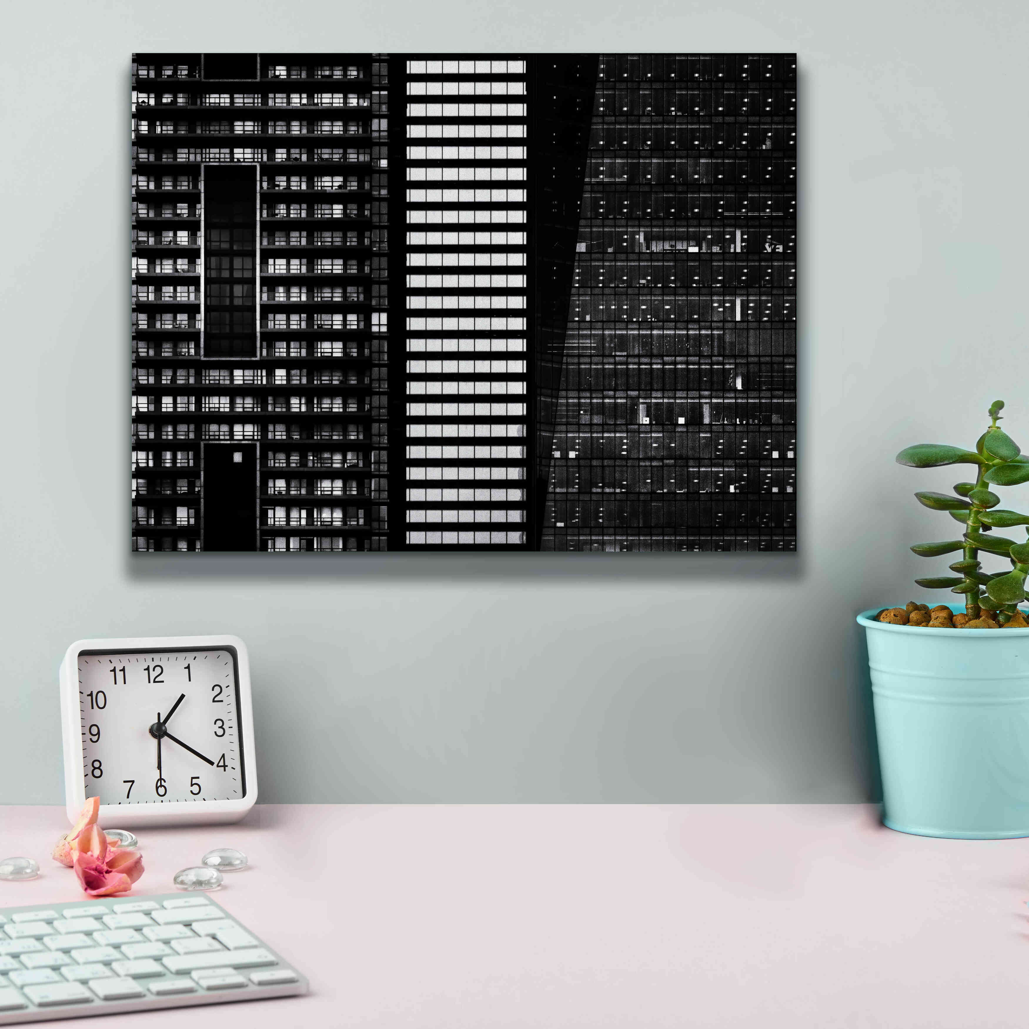 'Geometry No 11' by Brian Carson, Giclee Canvas Wall Art,16 x 12