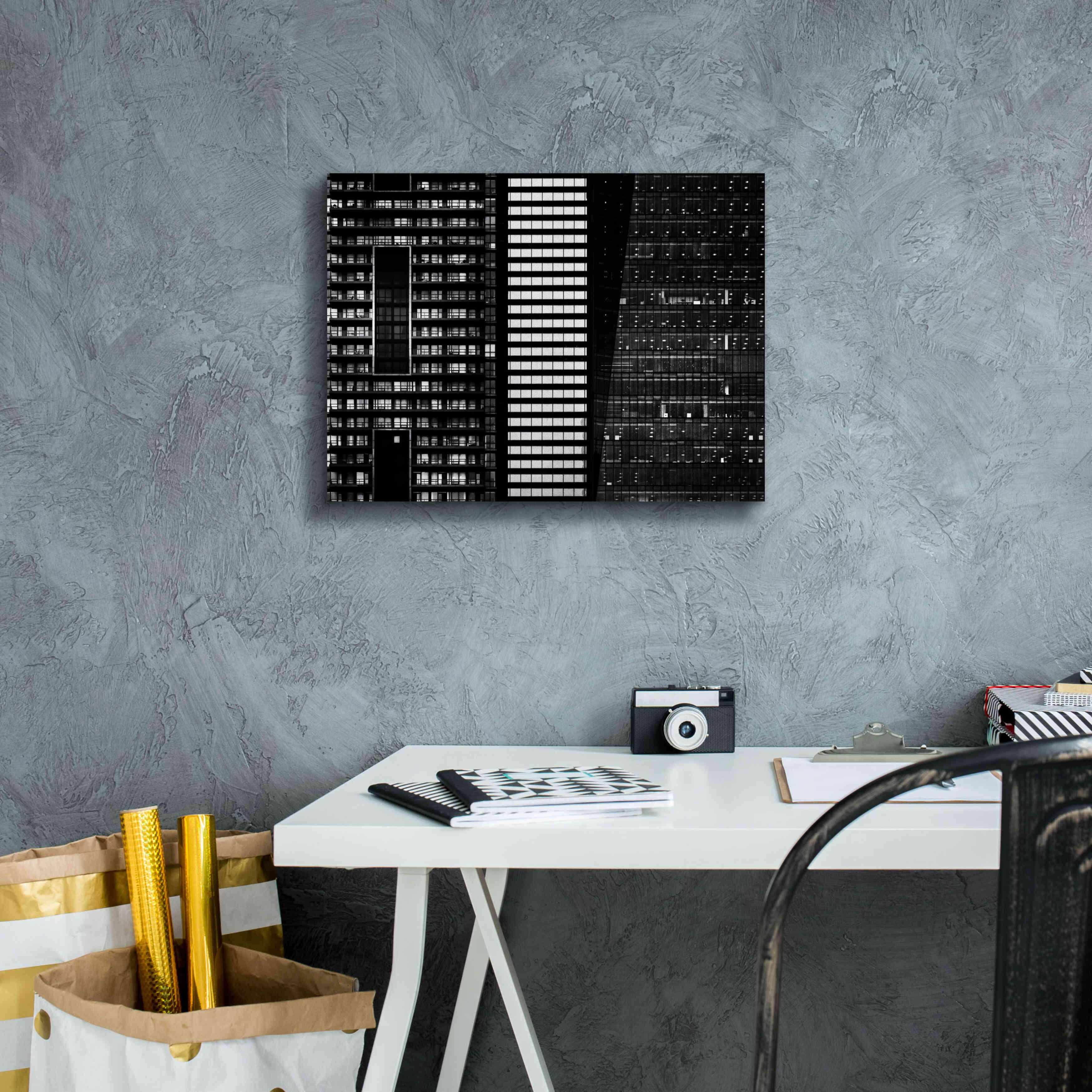 'Geometry No 11' by Brian Carson, Giclee Canvas Wall Art,16 x 12