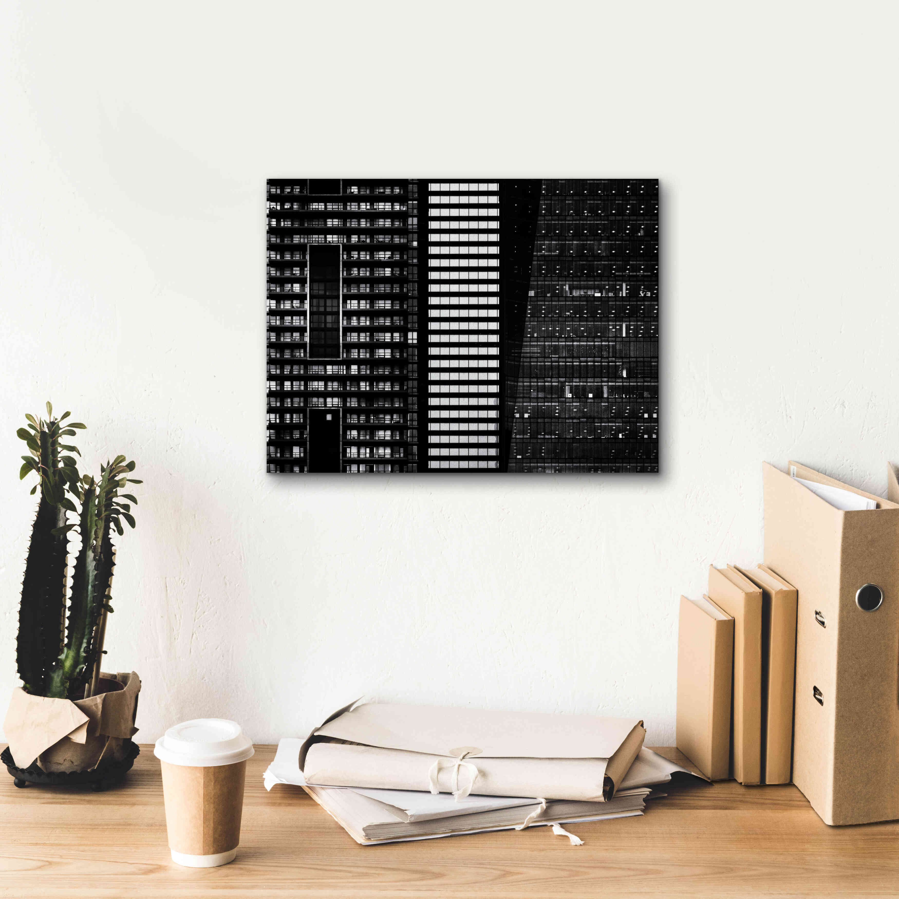 'Geometry No 11' by Brian Carson, Giclee Canvas Wall Art,16 x 12