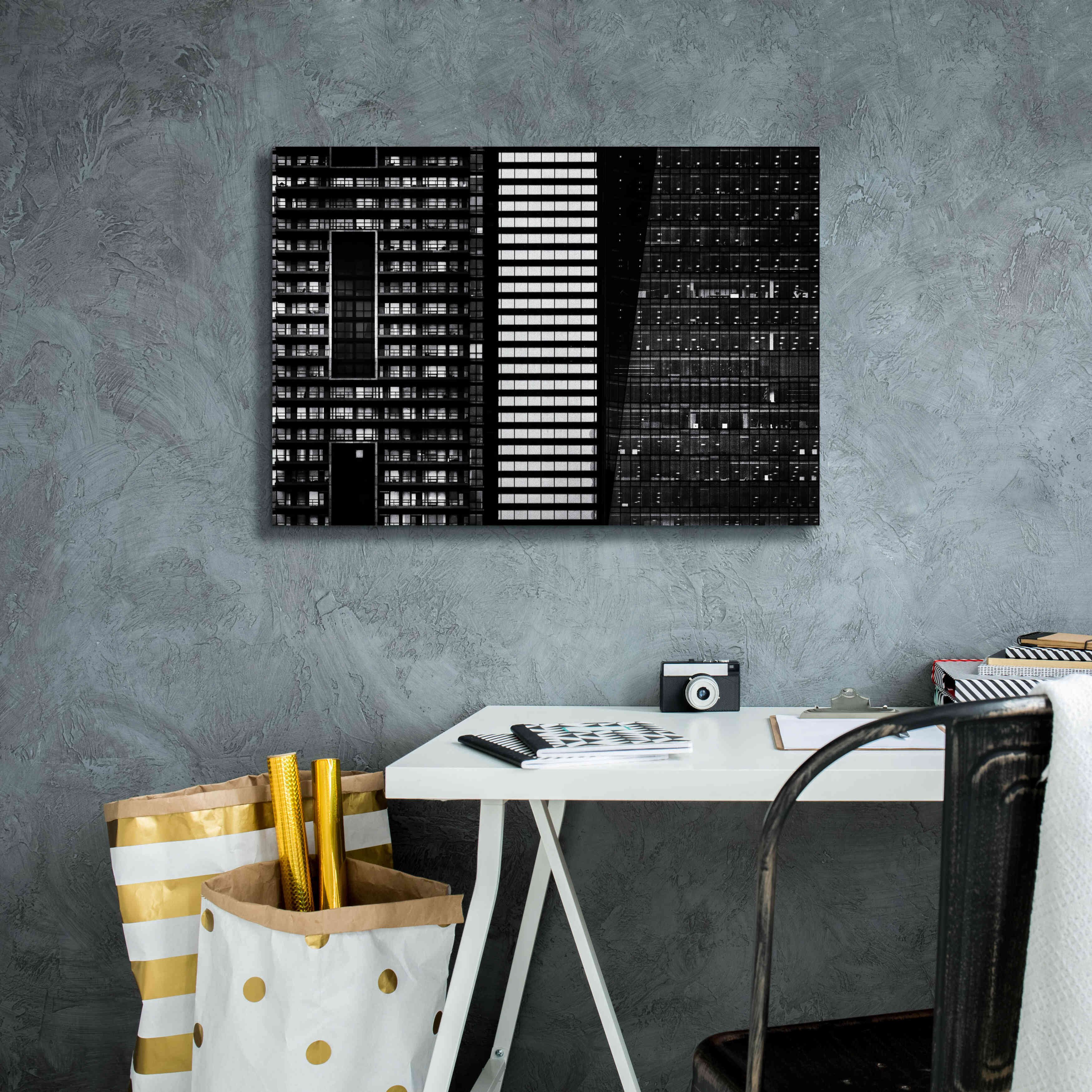 'Geometry No 11' by Brian Carson, Giclee Canvas Wall Art,26 x 18