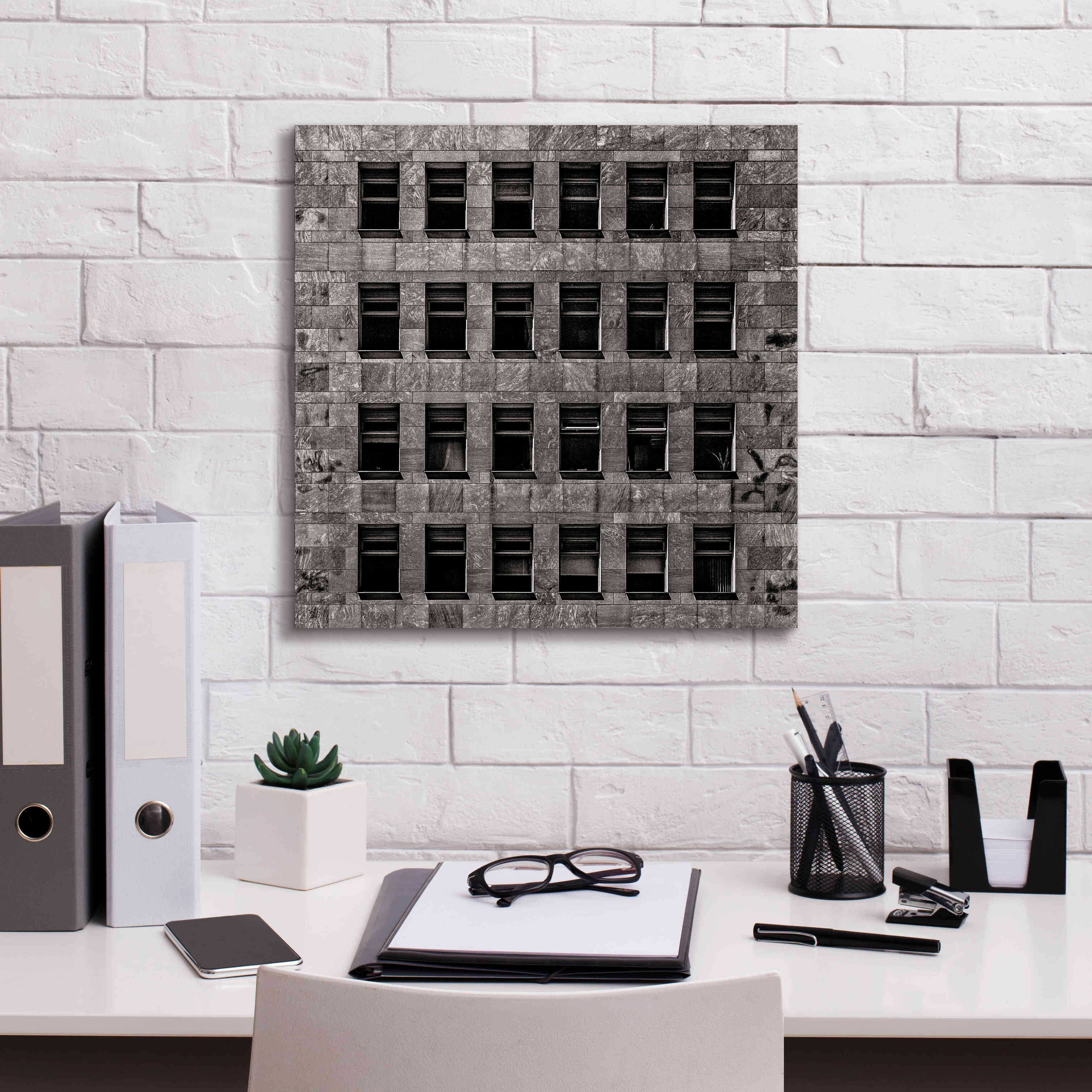 'Geometry No 12' by Brian Carson, Giclee Canvas Wall Art,18 x 18