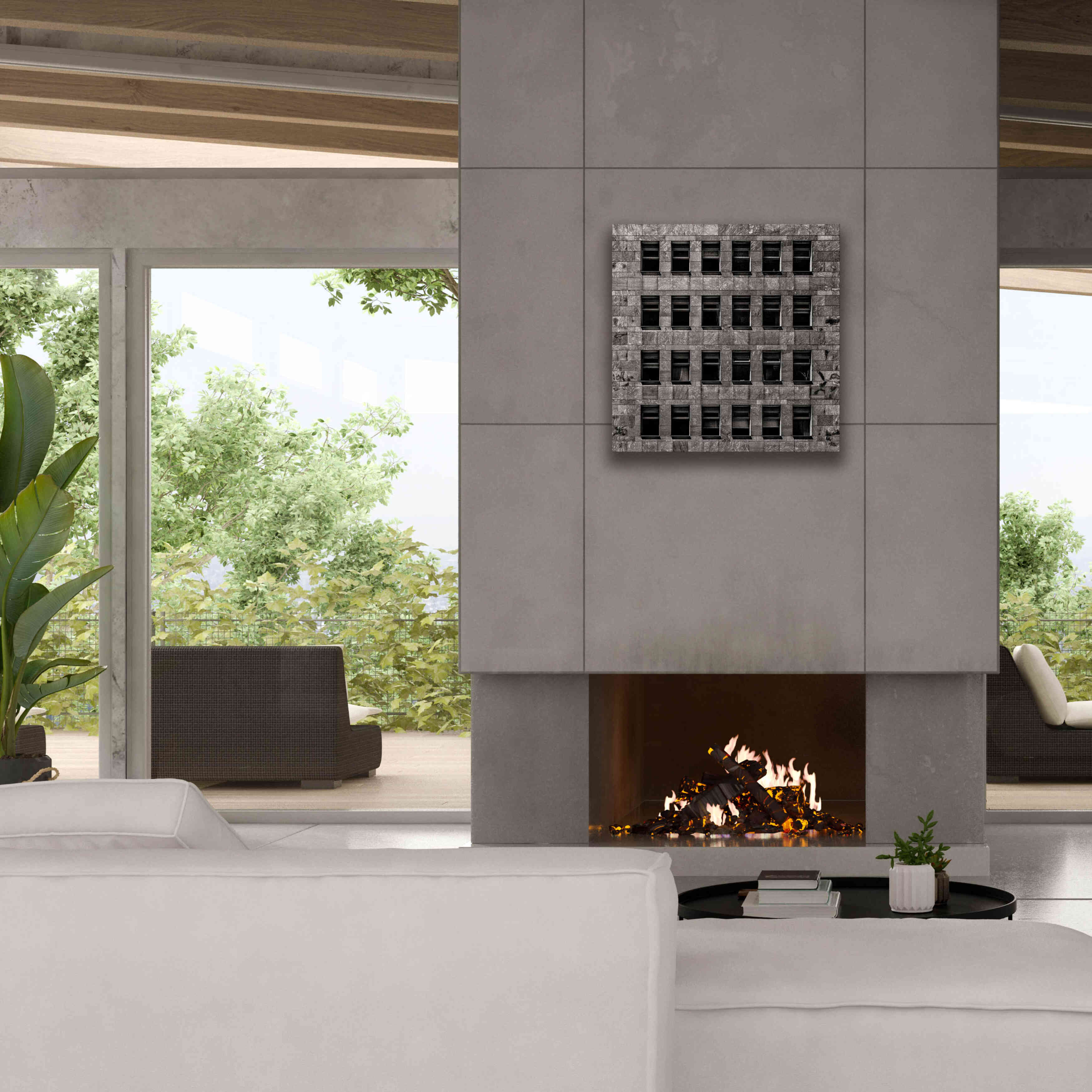 'Geometry No 12' by Brian Carson, Giclee Canvas Wall Art,26 x 26