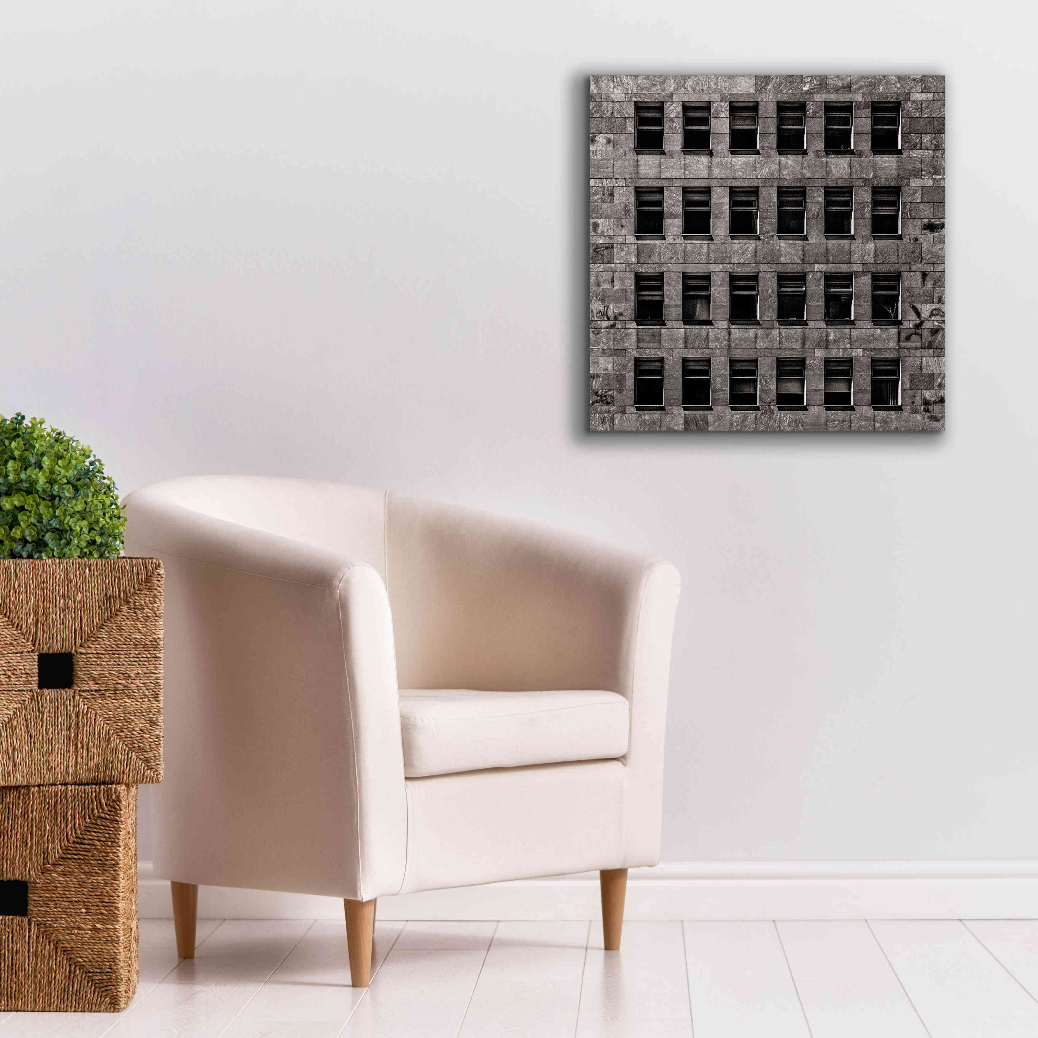 'Geometry No 12' by Brian Carson, Giclee Canvas Wall Art,26 x 26