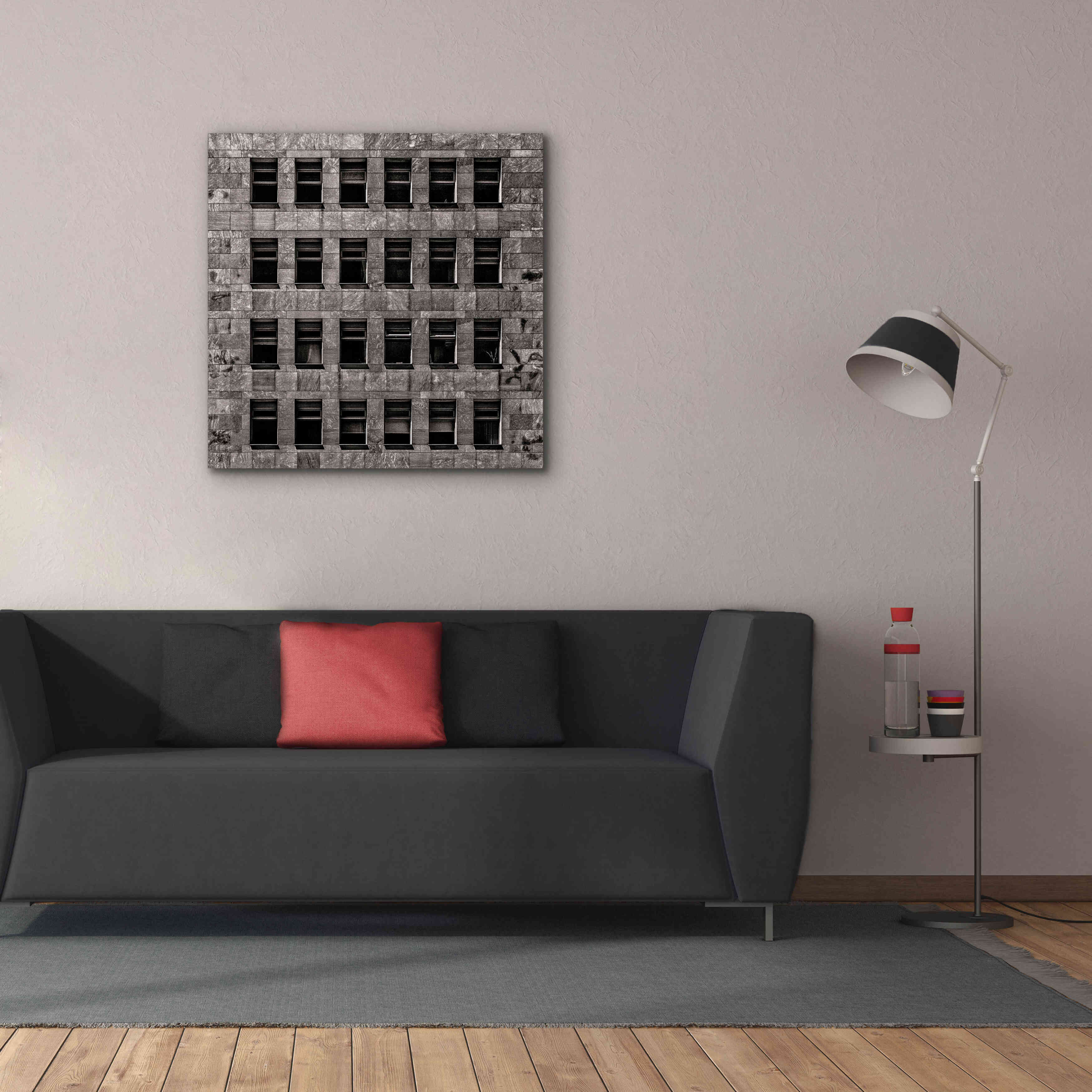 'Geometry No 12' by Brian Carson, Giclee Canvas Wall Art,37 x 37