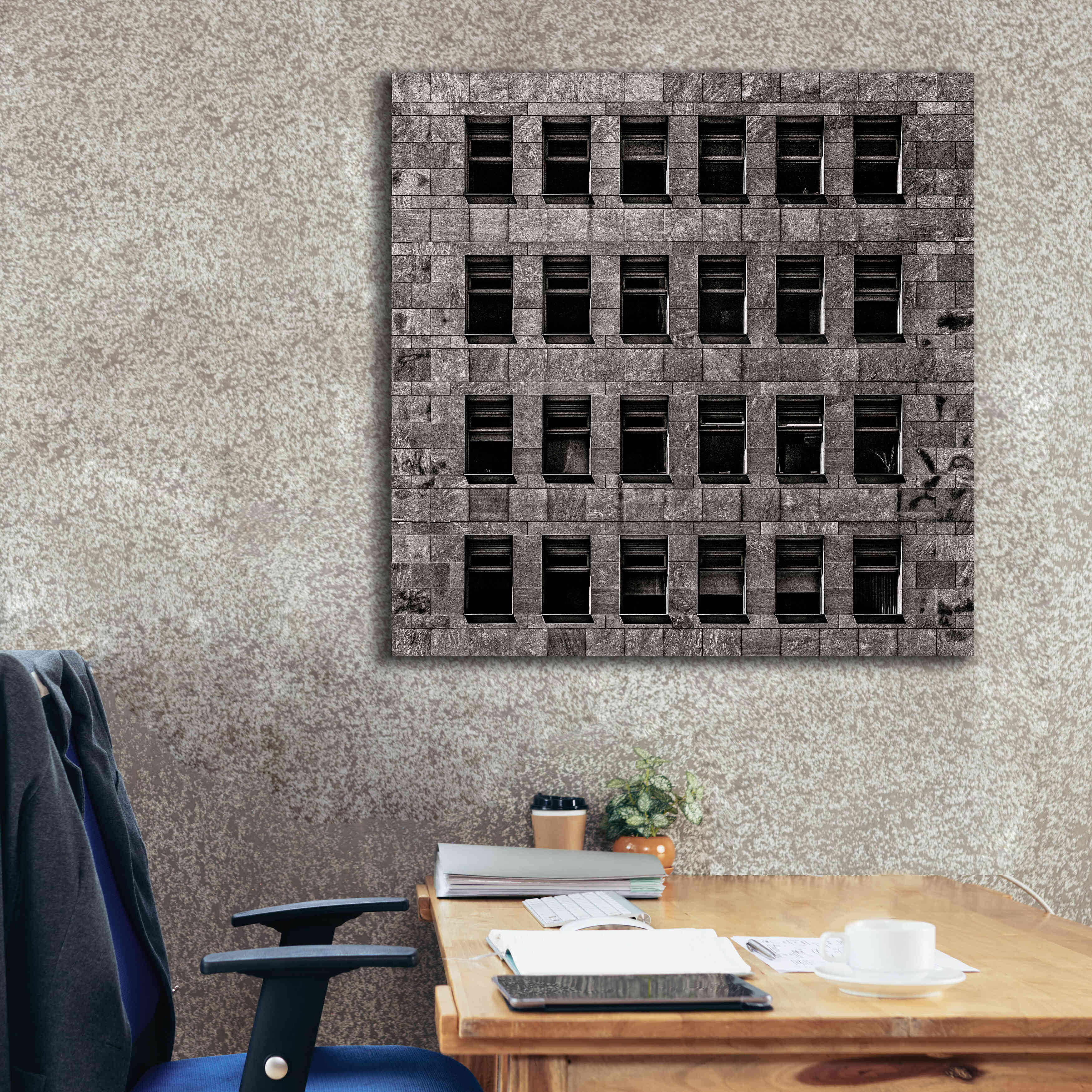 'Geometry No 12' by Brian Carson, Giclee Canvas Wall Art,37 x 37