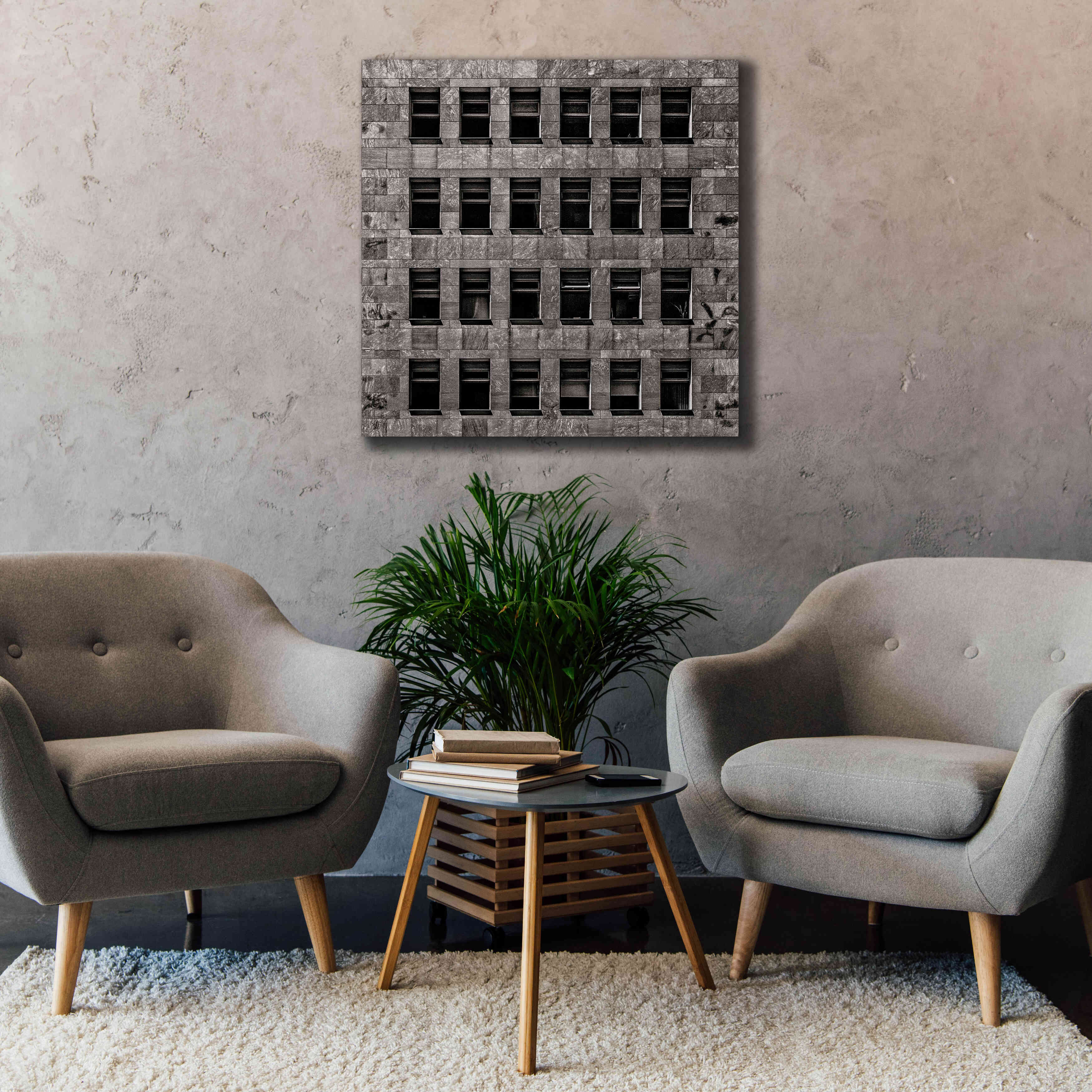 'Geometry No 12' by Brian Carson, Giclee Canvas Wall Art,37 x 37