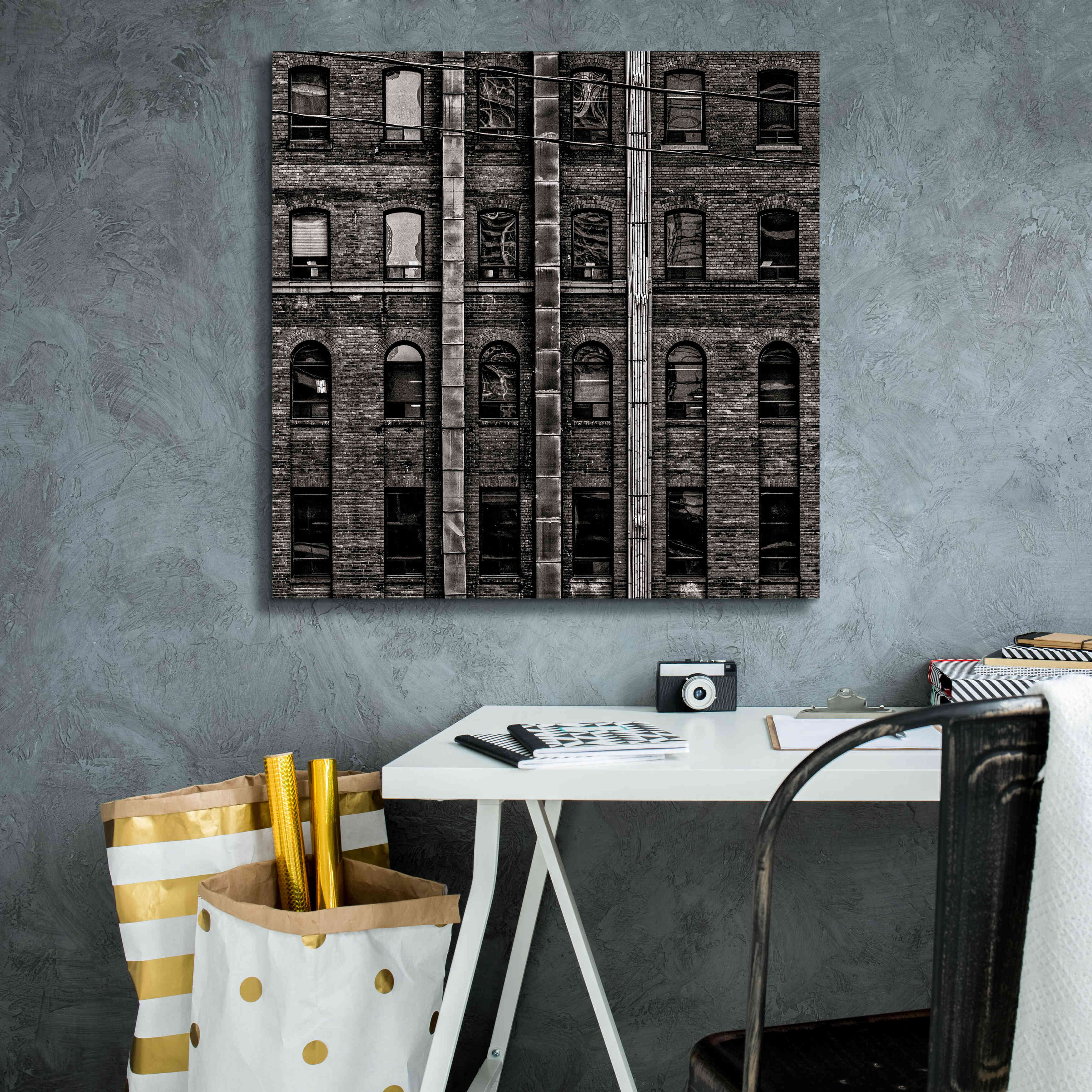 'Geometry No 13' by Brian Carson, Giclee Canvas Wall Art,26 x 26