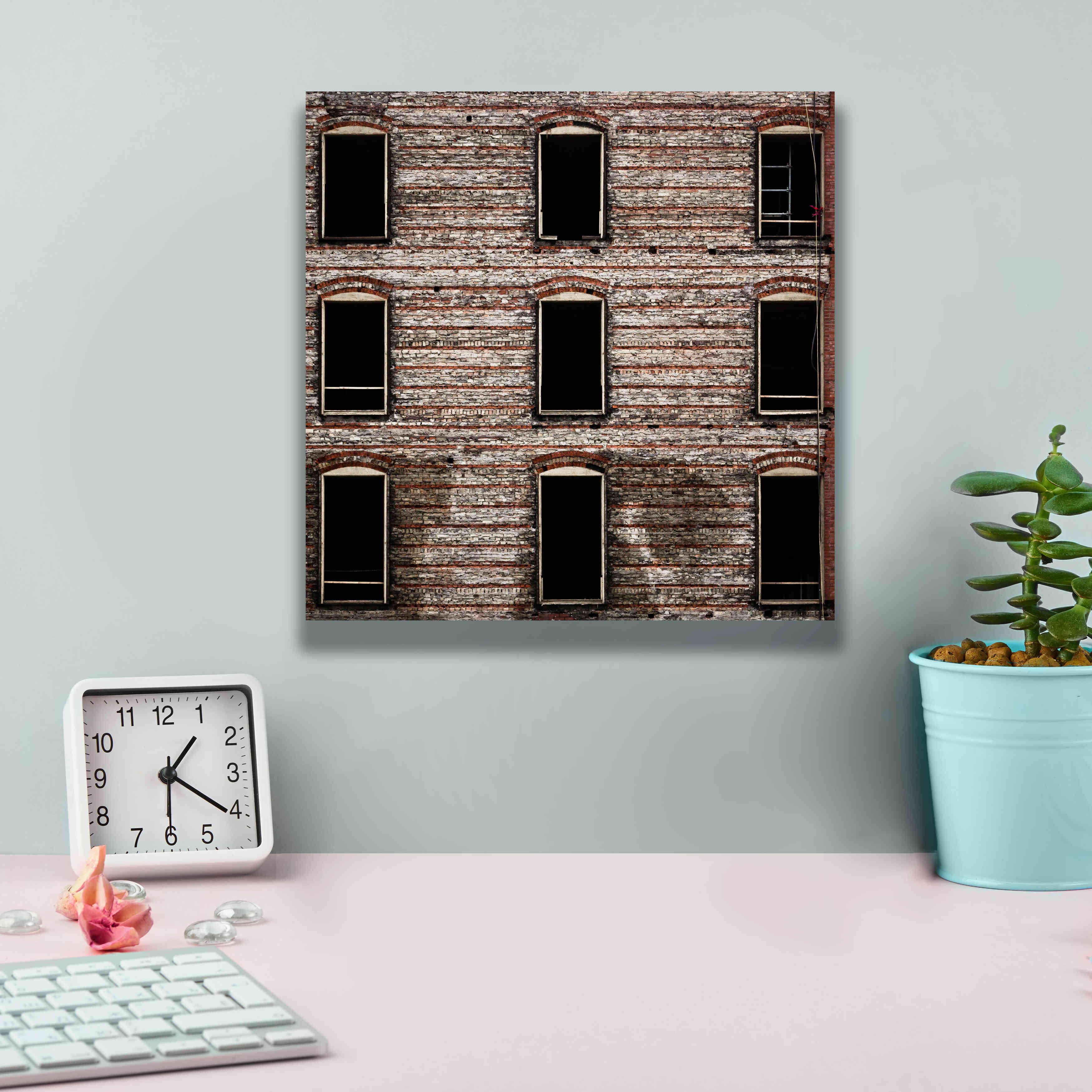 'Geometry No 14 Color Version' by Brian Carson, Giclee Canvas Wall Art,12 x 12