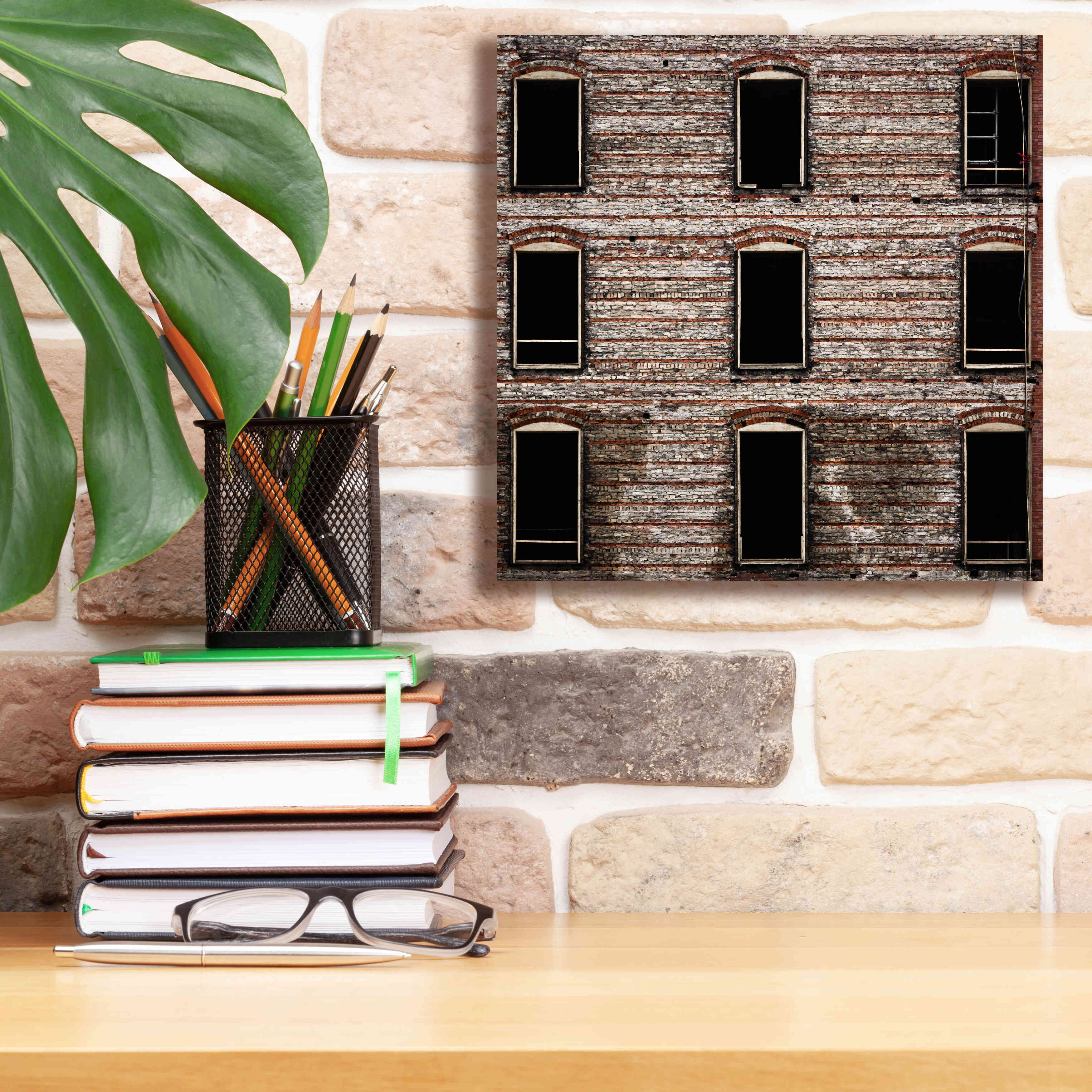 'Geometry No 14 Color Version' by Brian Carson, Giclee Canvas Wall Art,12 x 12