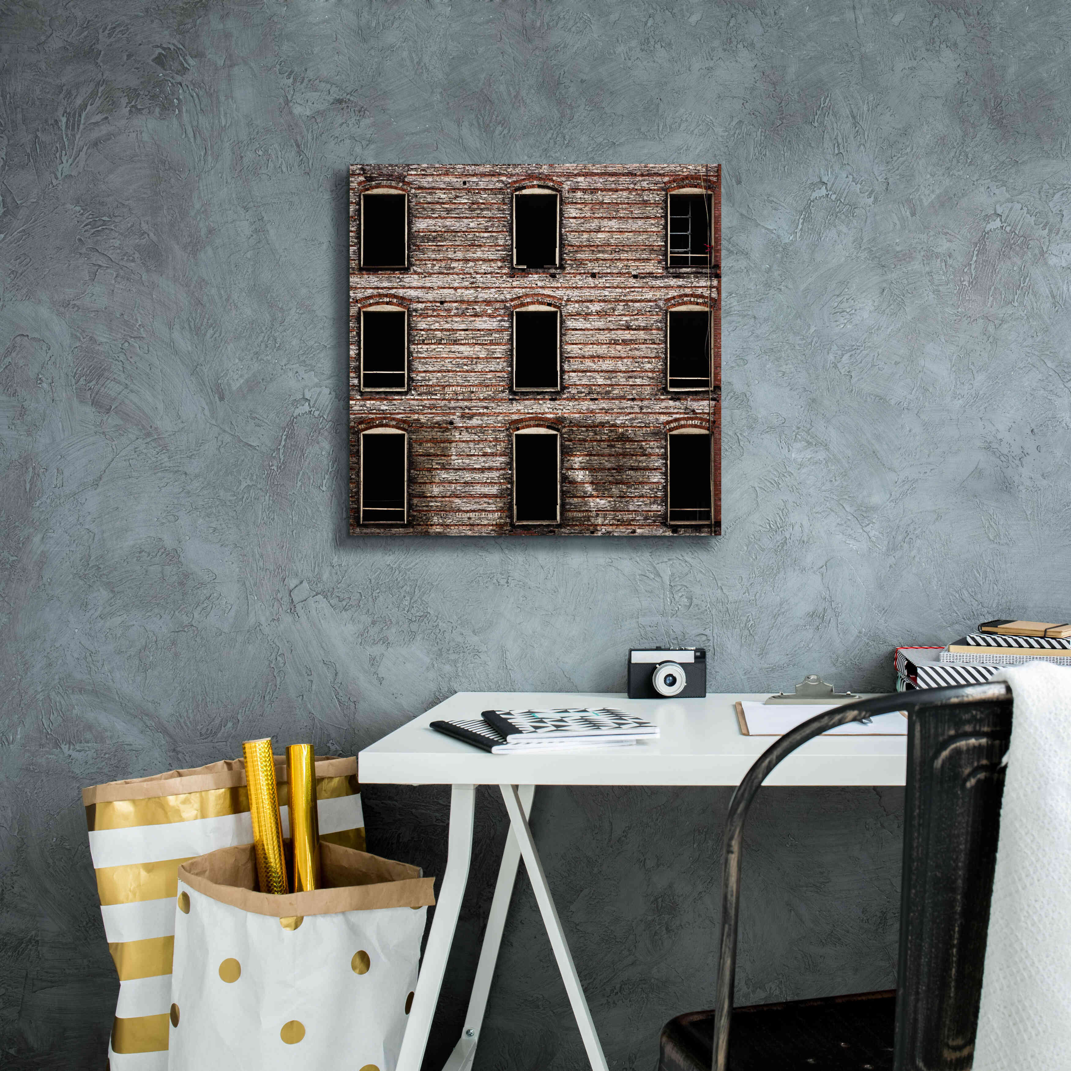 'Geometry No 14 Color Version' by Brian Carson, Giclee Canvas Wall Art,18 x 18