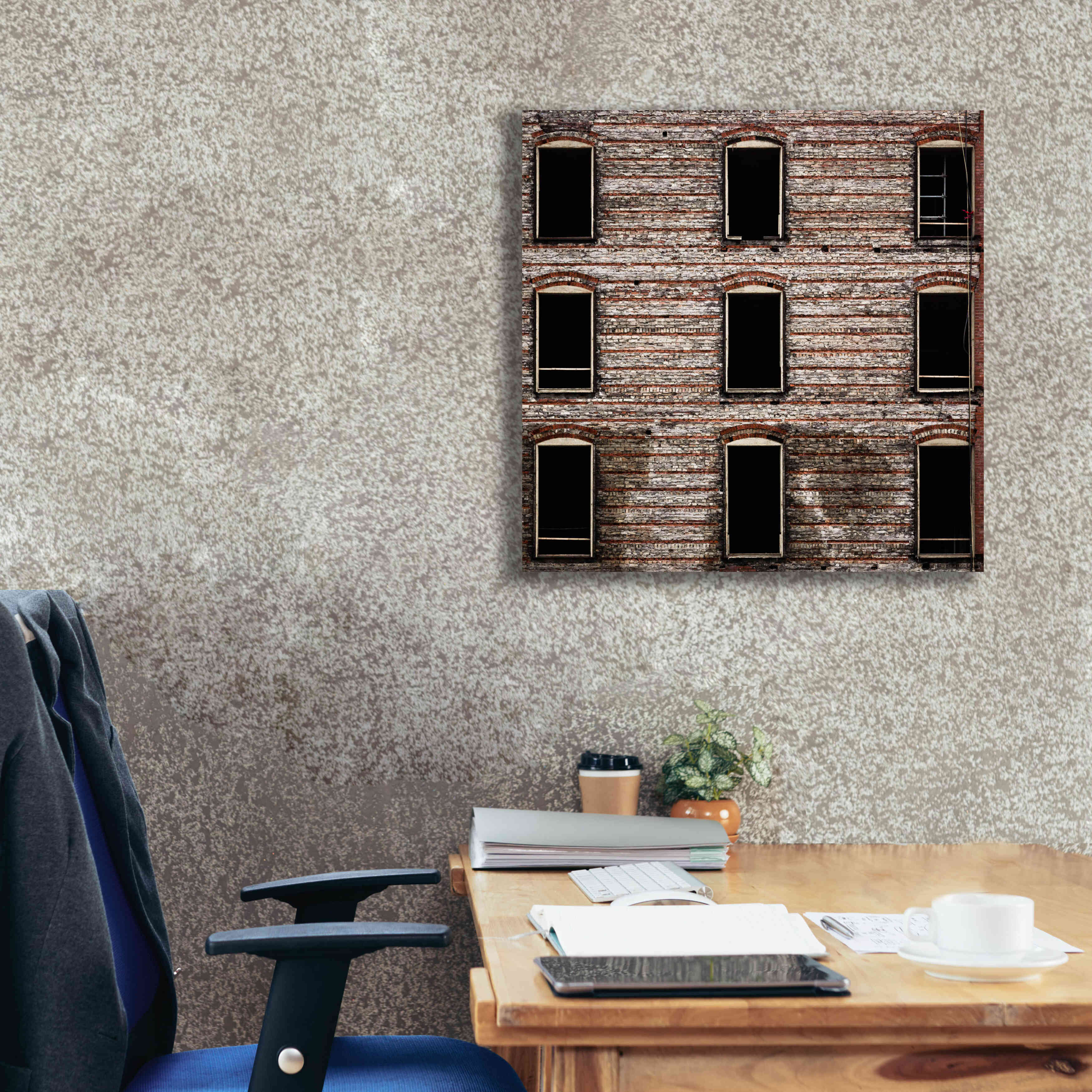 'Geometry No 14 Color Version' by Brian Carson, Giclee Canvas Wall Art,26 x 26