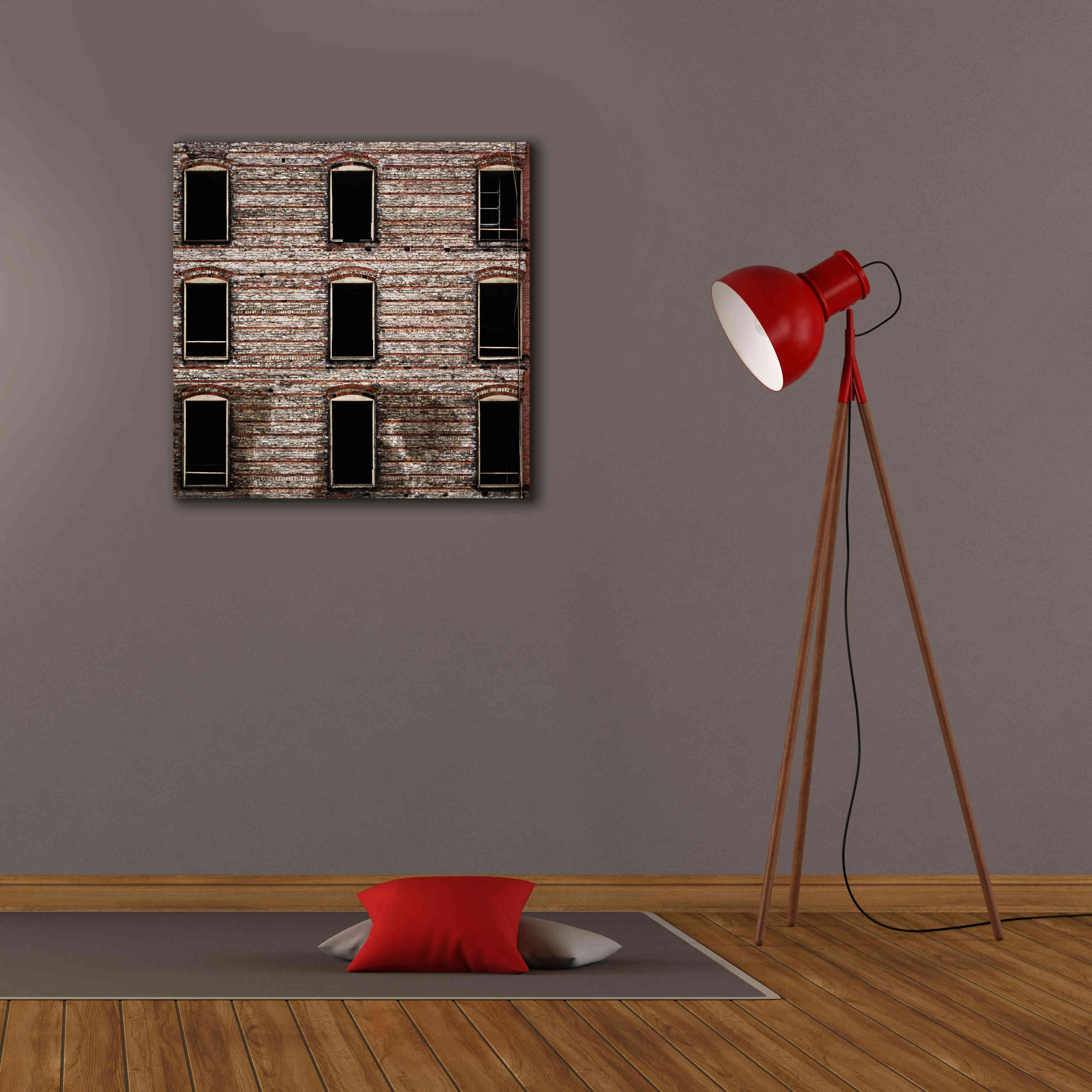 'Geometry No 14 Color Version' by Brian Carson, Giclee Canvas Wall Art,26 x 26