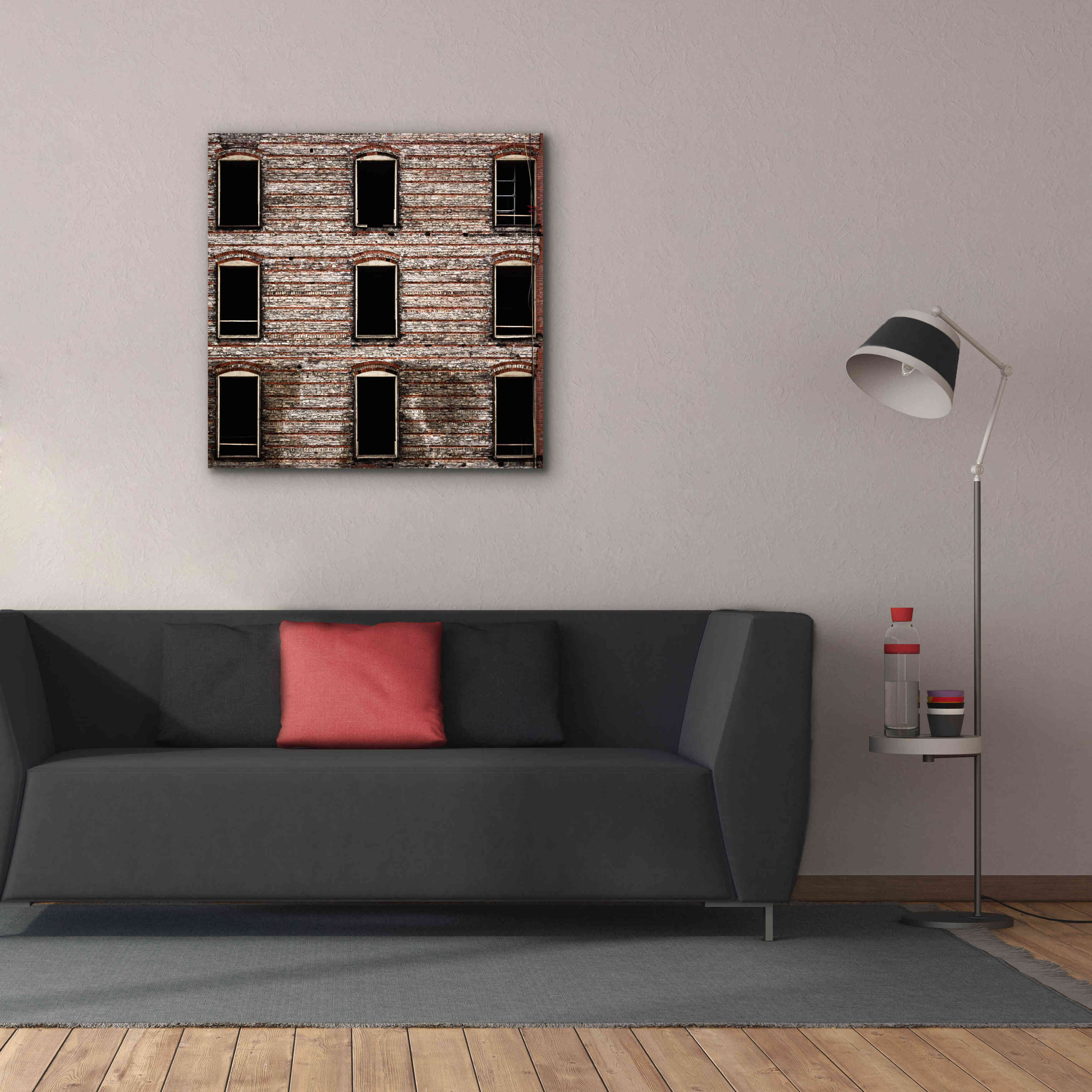 'Geometry No 14 Color Version' by Brian Carson, Giclee Canvas Wall Art,37 x 37