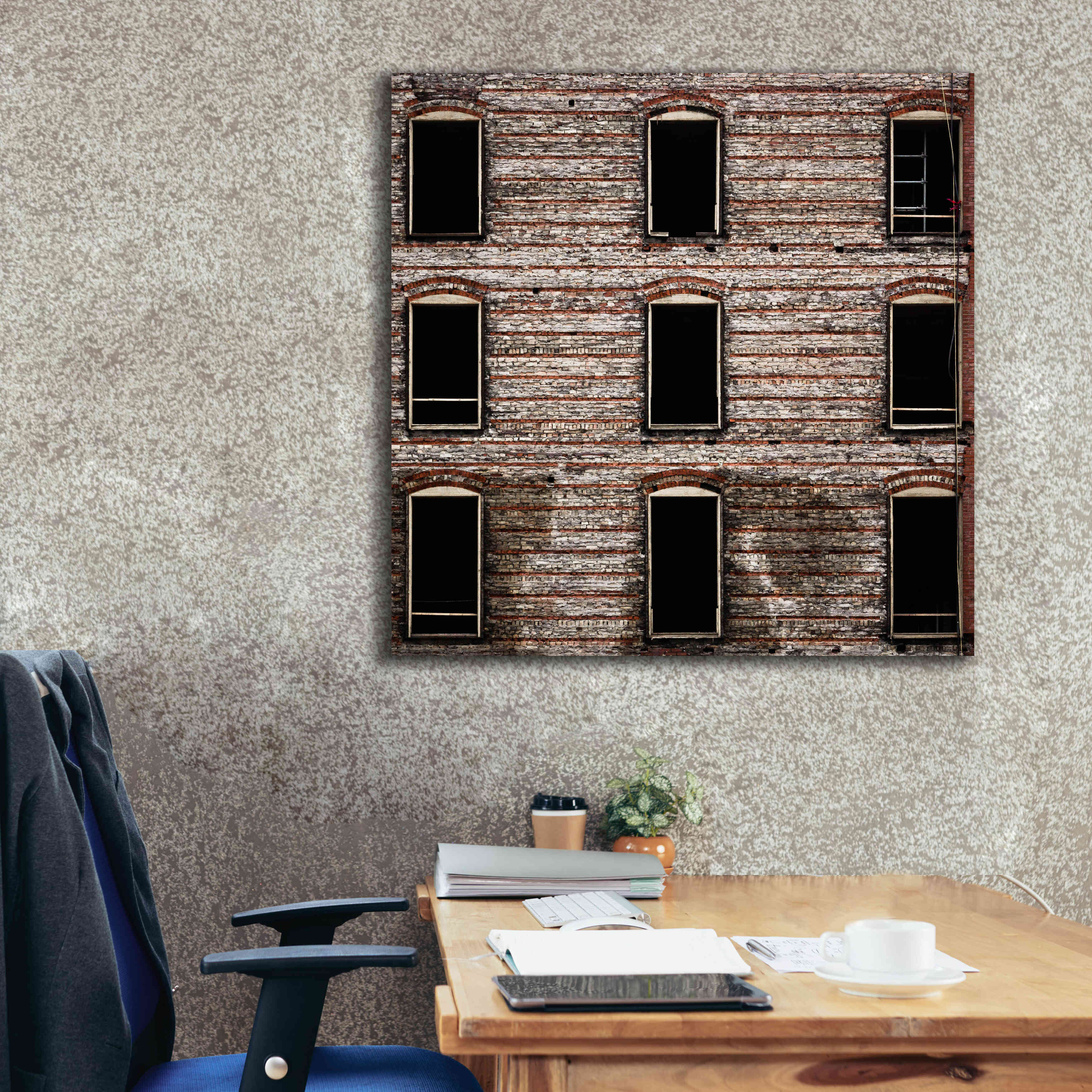 'Geometry No 14 Color Version' by Brian Carson, Giclee Canvas Wall Art,37 x 37