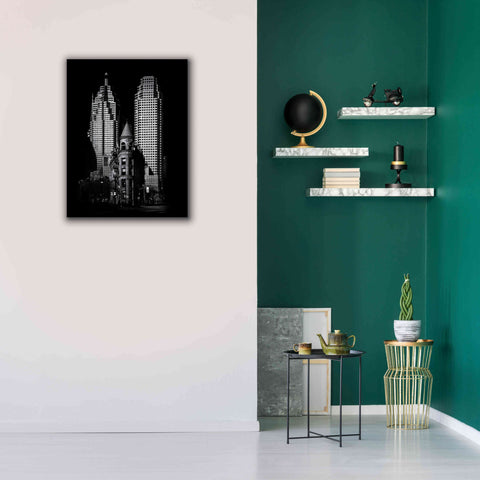Image of 'Gooderham Flatiron Building And Toronto Downtown No 2' by Brian Carson, Giclee Canvas Wall Art,26 x 34