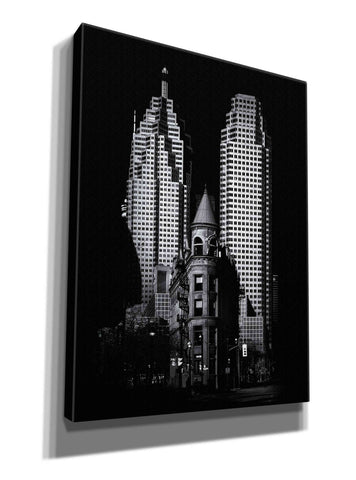 Image of 'Gooderham Flatiron Building And Toronto Downtown No 2' by Brian Carson, Giclee Canvas Wall Art