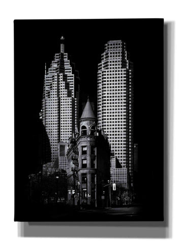 Image of 'Gooderham Flatiron Building And Toronto Downtown No 2' by Brian Carson, Giclee Canvas Wall Art