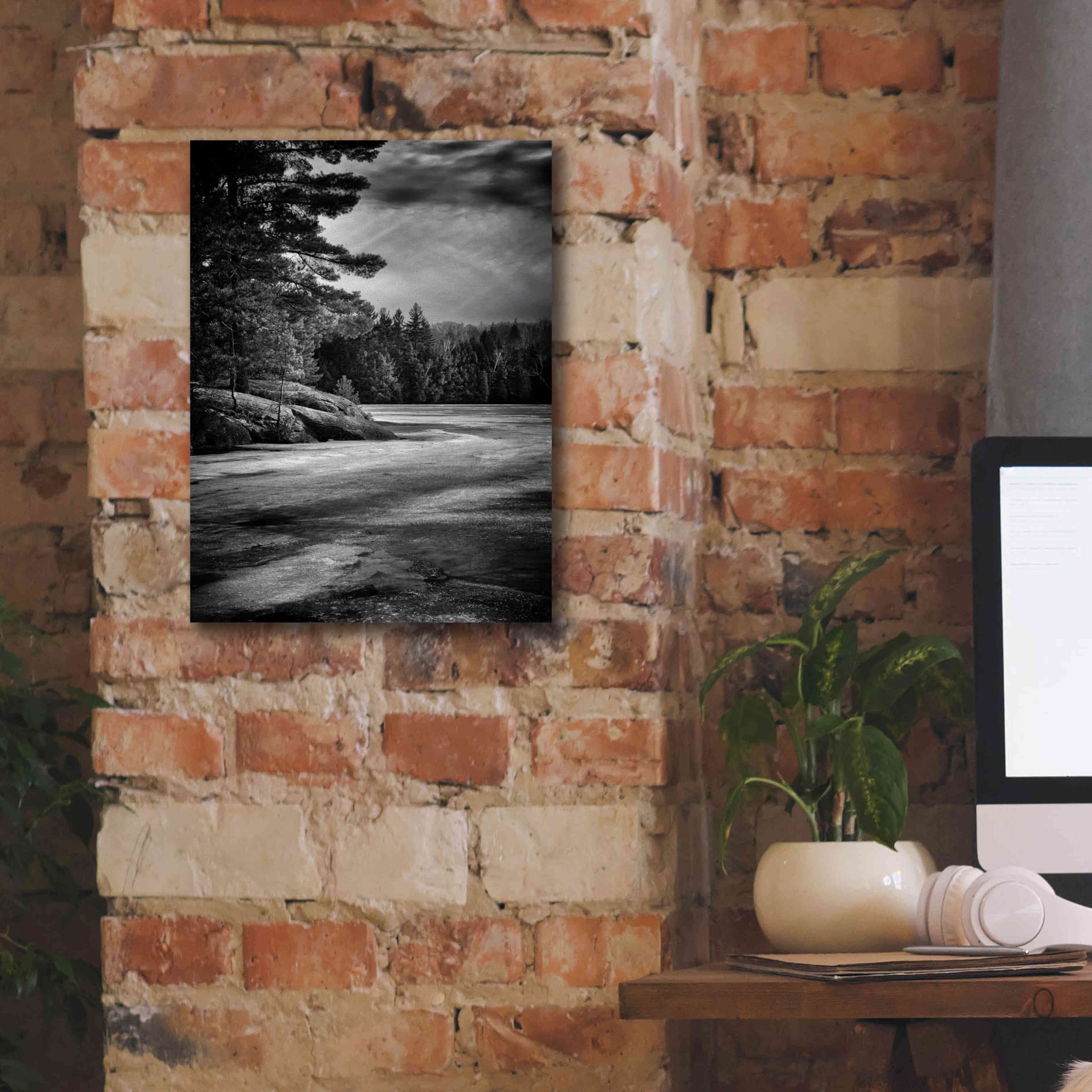 'Gullwing Lake No 4' by Brian Carson, Giclee Canvas Wall Art,12 x 16