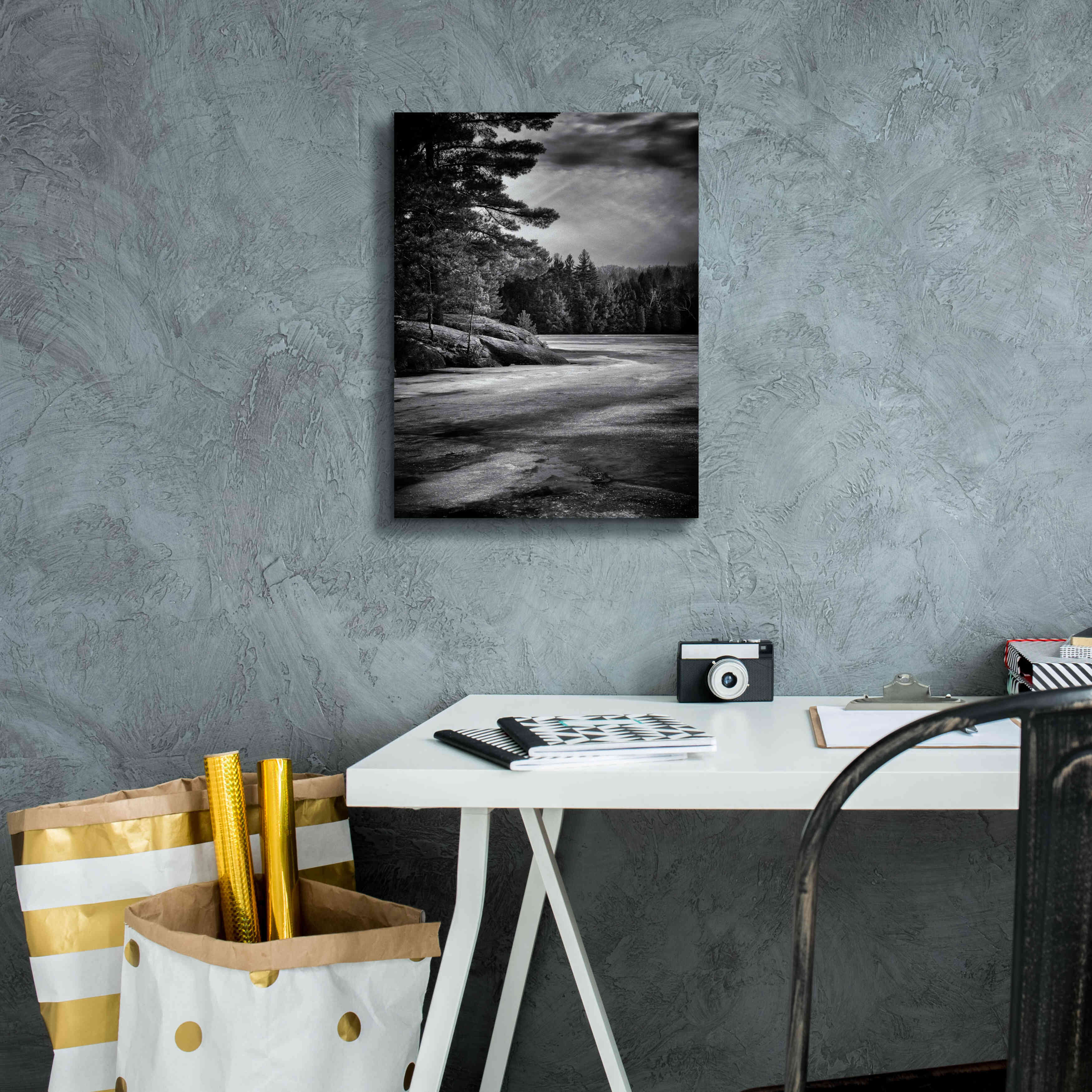 'Gullwing Lake No 4' by Brian Carson, Giclee Canvas Wall Art,12 x 16