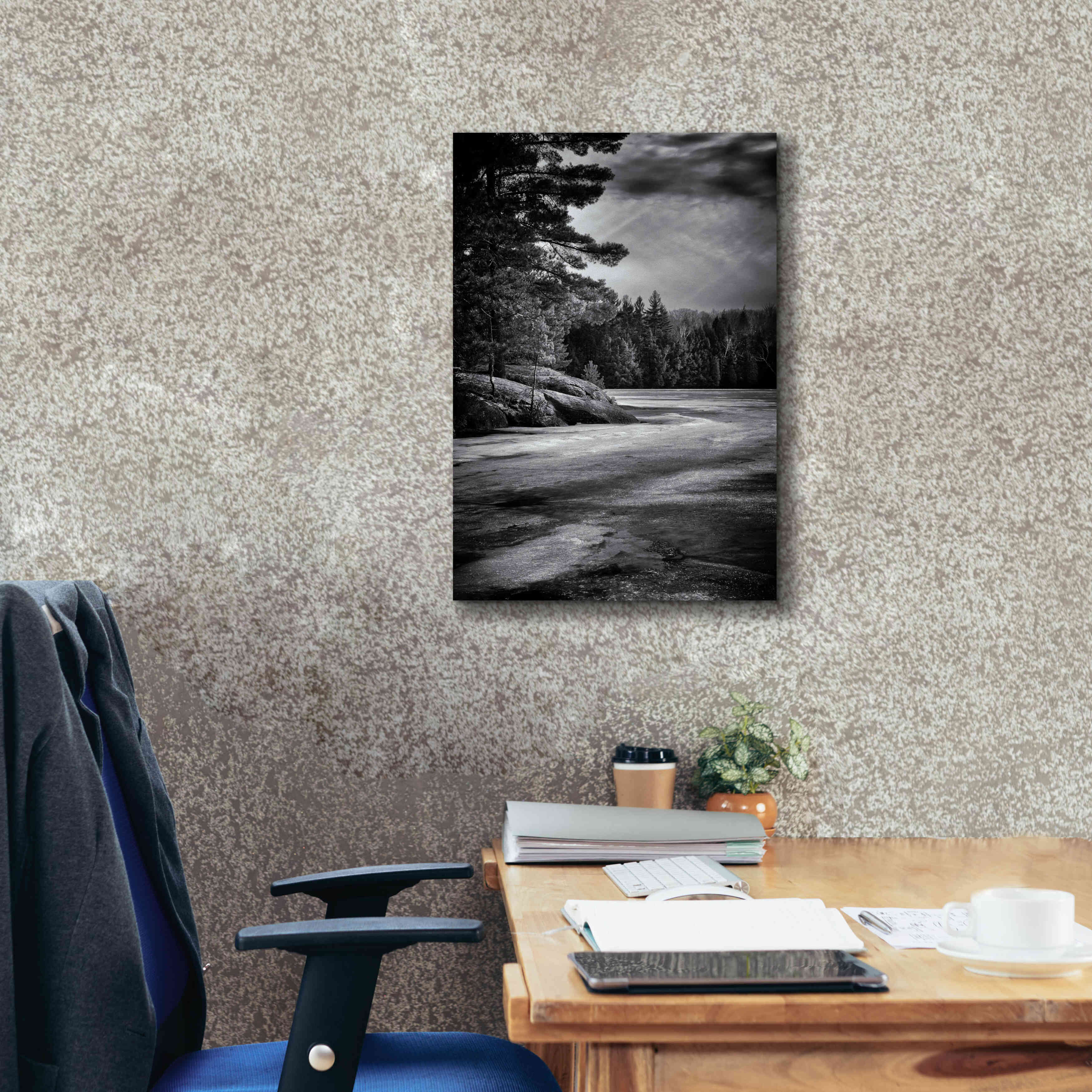 'Gullwing Lake No 4' by Brian Carson, Giclee Canvas Wall Art,18 x 26