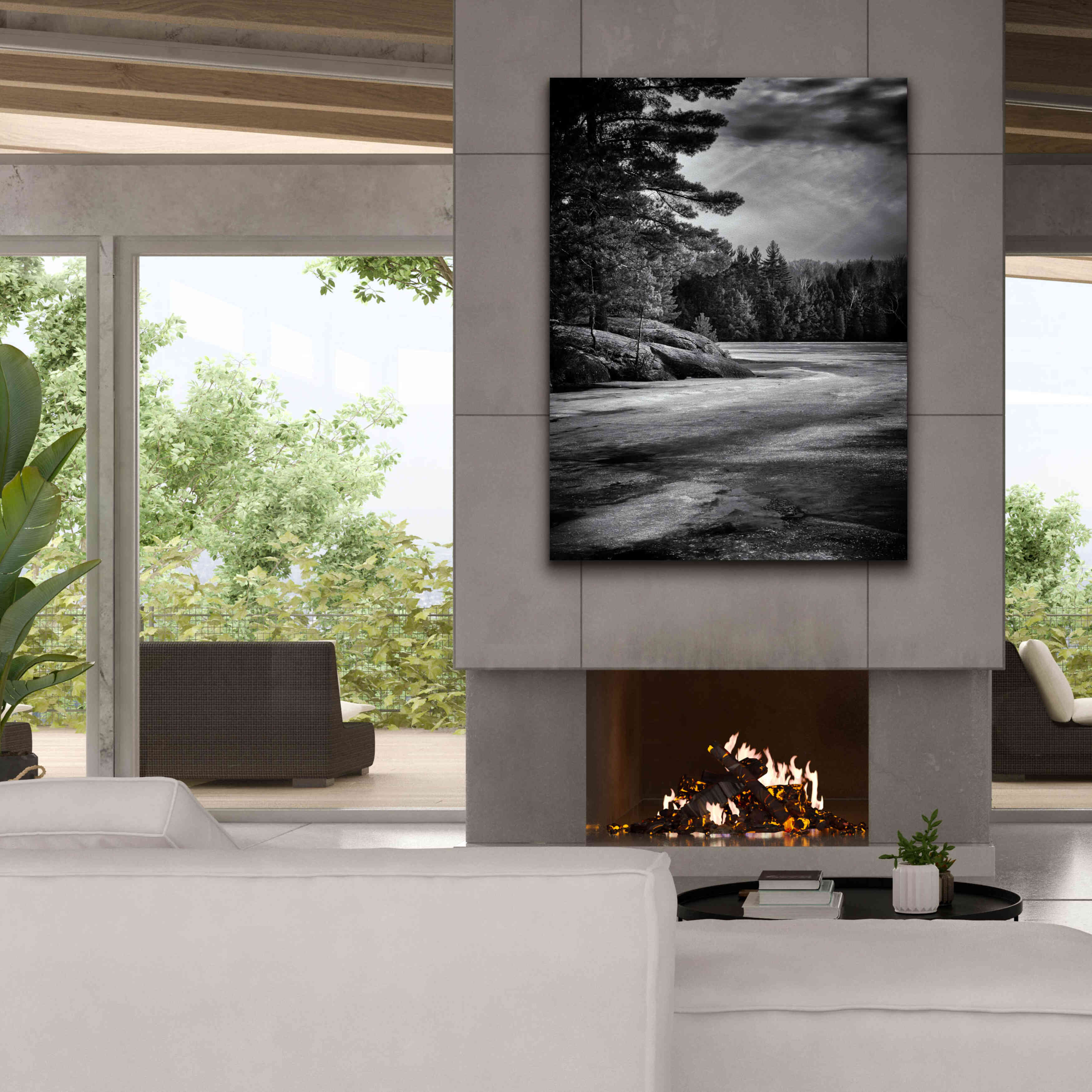'Gullwing Lake No 4' by Brian Carson, Giclee Canvas Wall Art,40 x 54