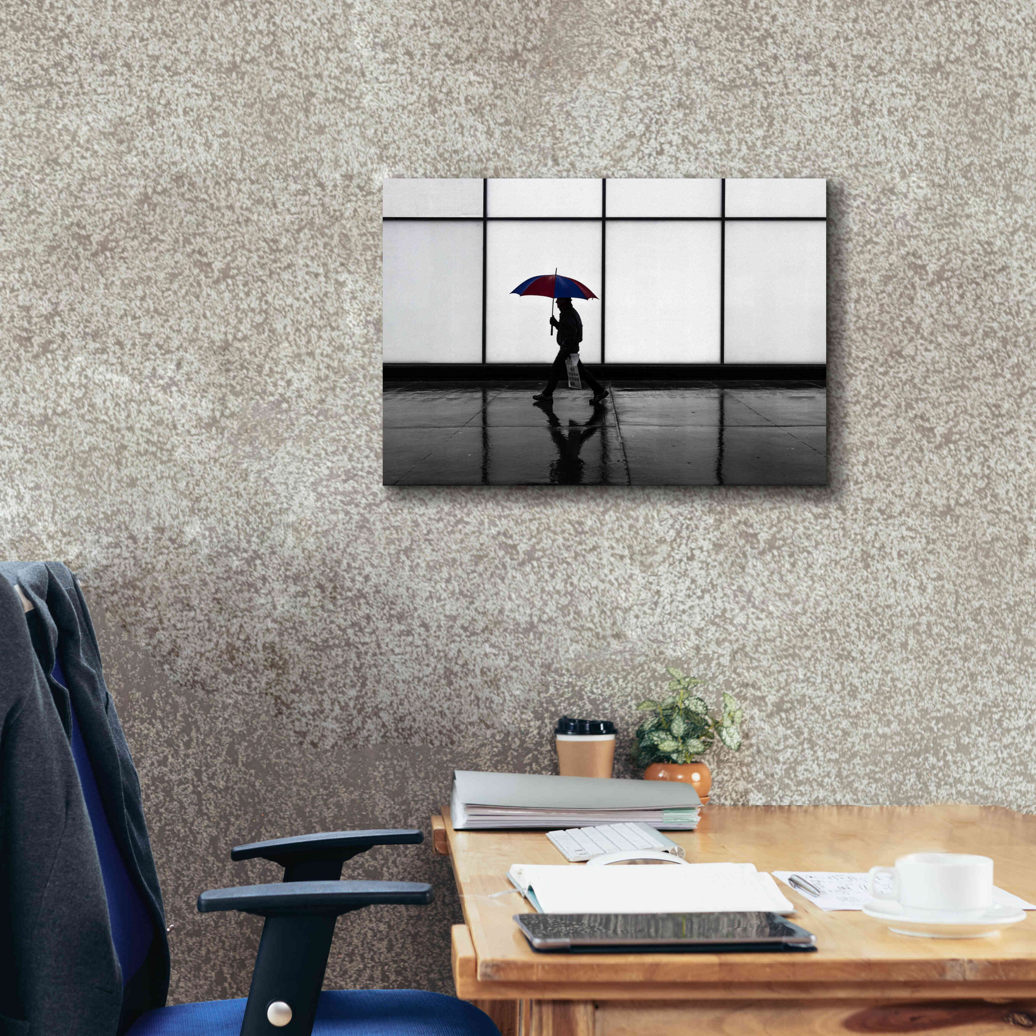 'It Was A Rainy Day No 5' by Brian Carson, Giclee Canvas Wall Art,26 x 18