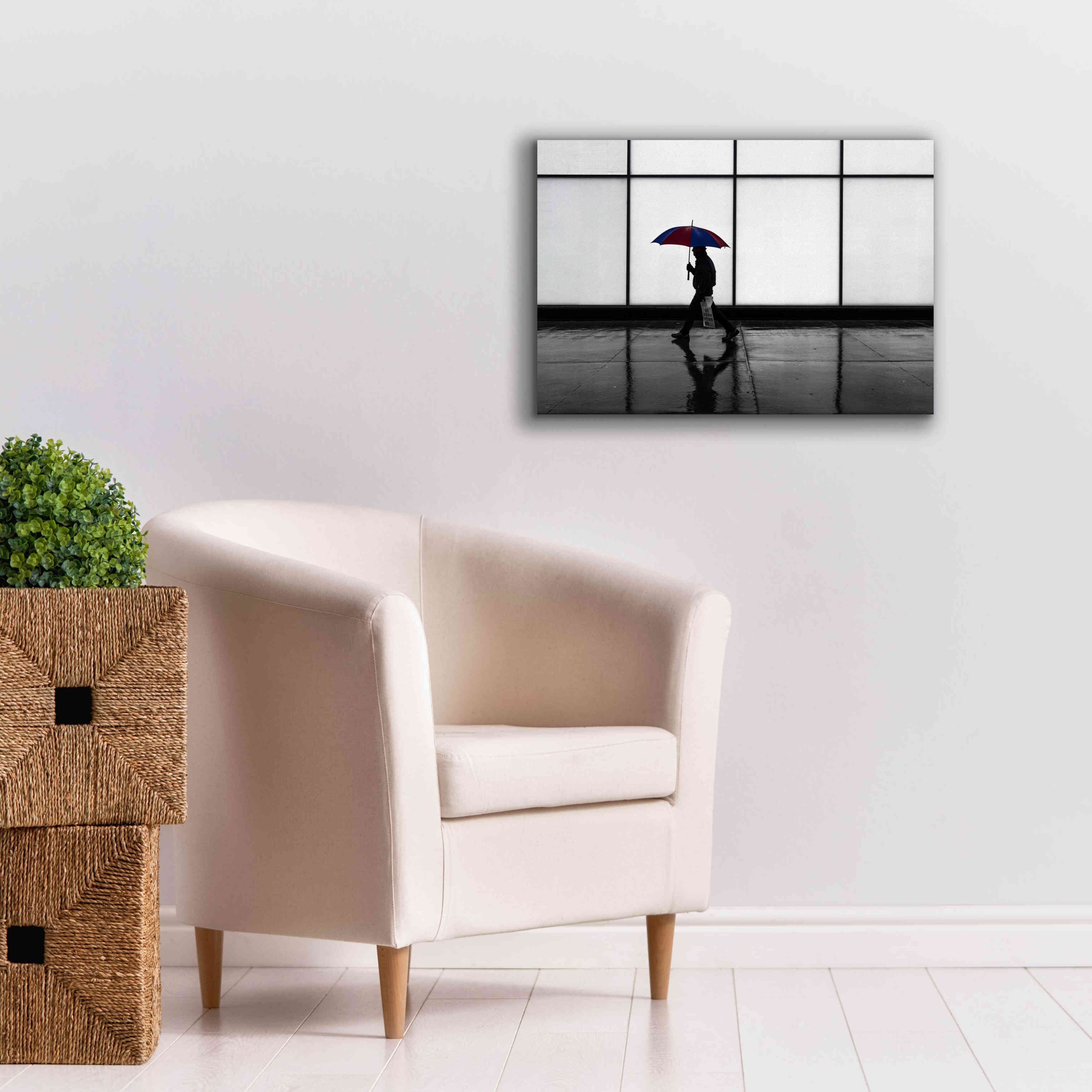 'It Was A Rainy Day No 5' by Brian Carson, Giclee Canvas Wall Art,26 x 18