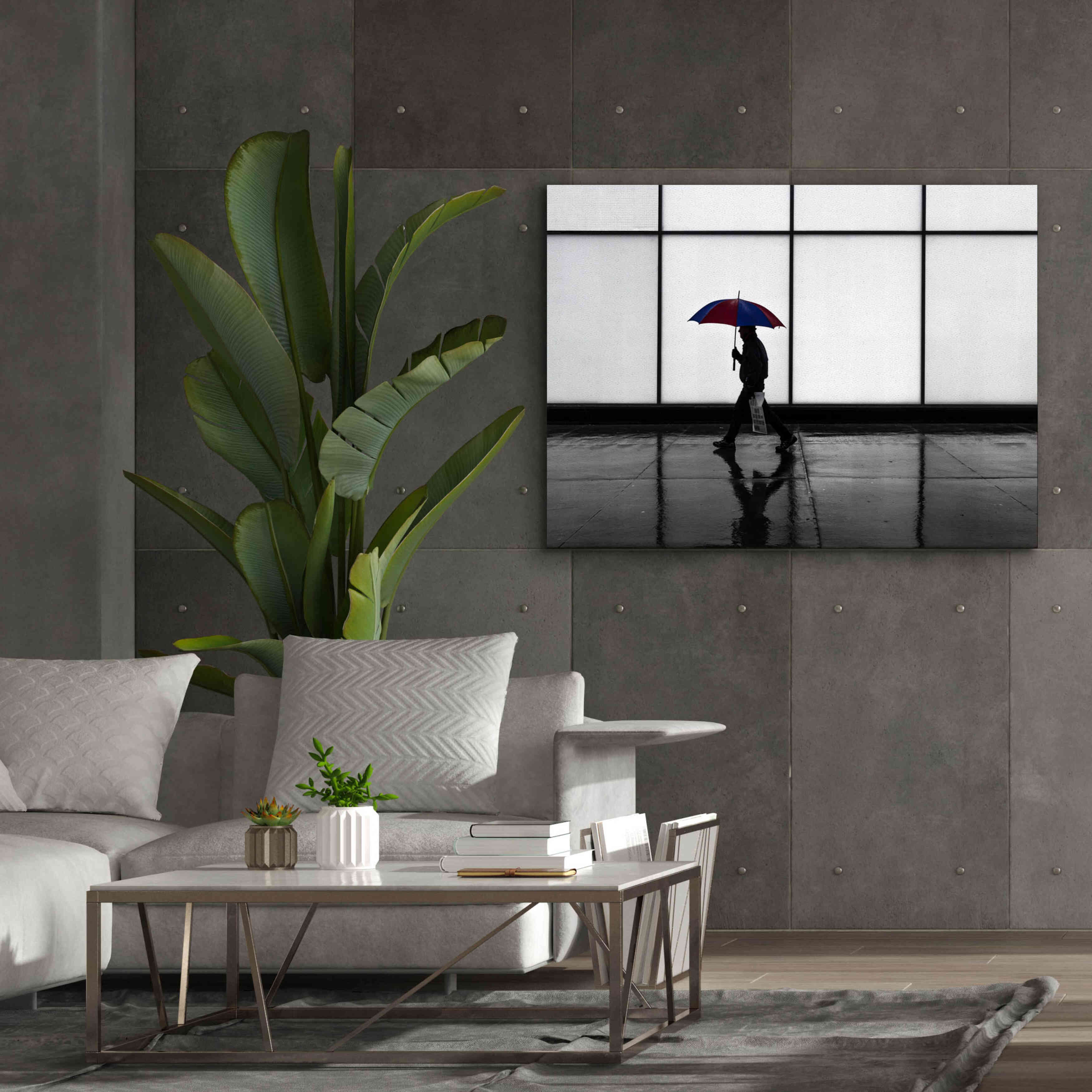 'It Was A Rainy Day No 5' by Brian Carson, Giclee Canvas Wall Art,54 x 40