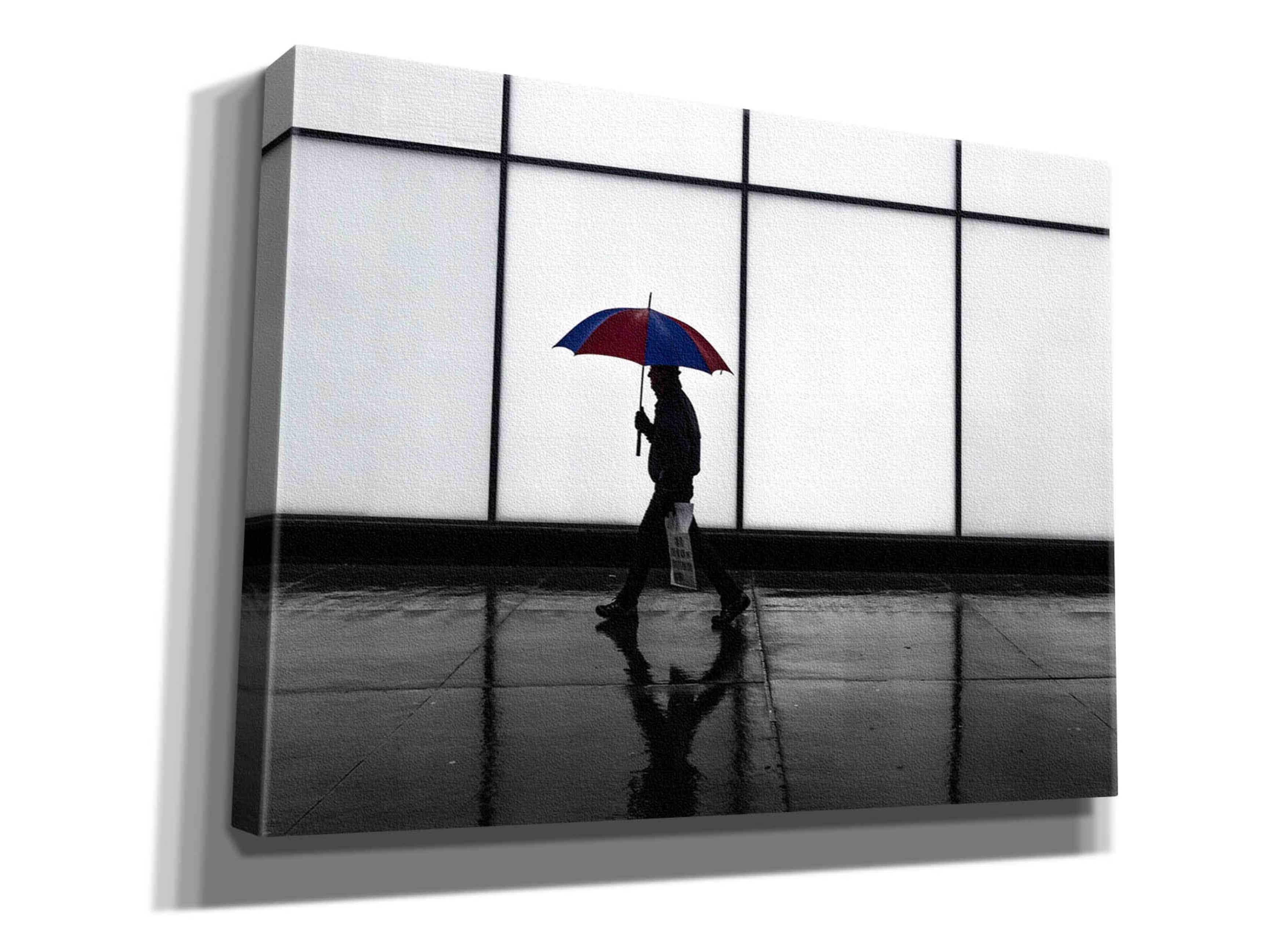 'It Was A Rainy Day No 5' by Brian Carson, Giclee Canvas Wall Art