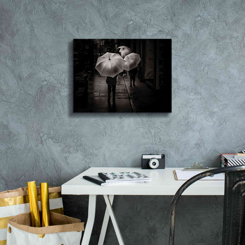 Image of 'It Was A Rainy Day No 13' by Brian Carson, Giclee Canvas Wall Art,16 x 12