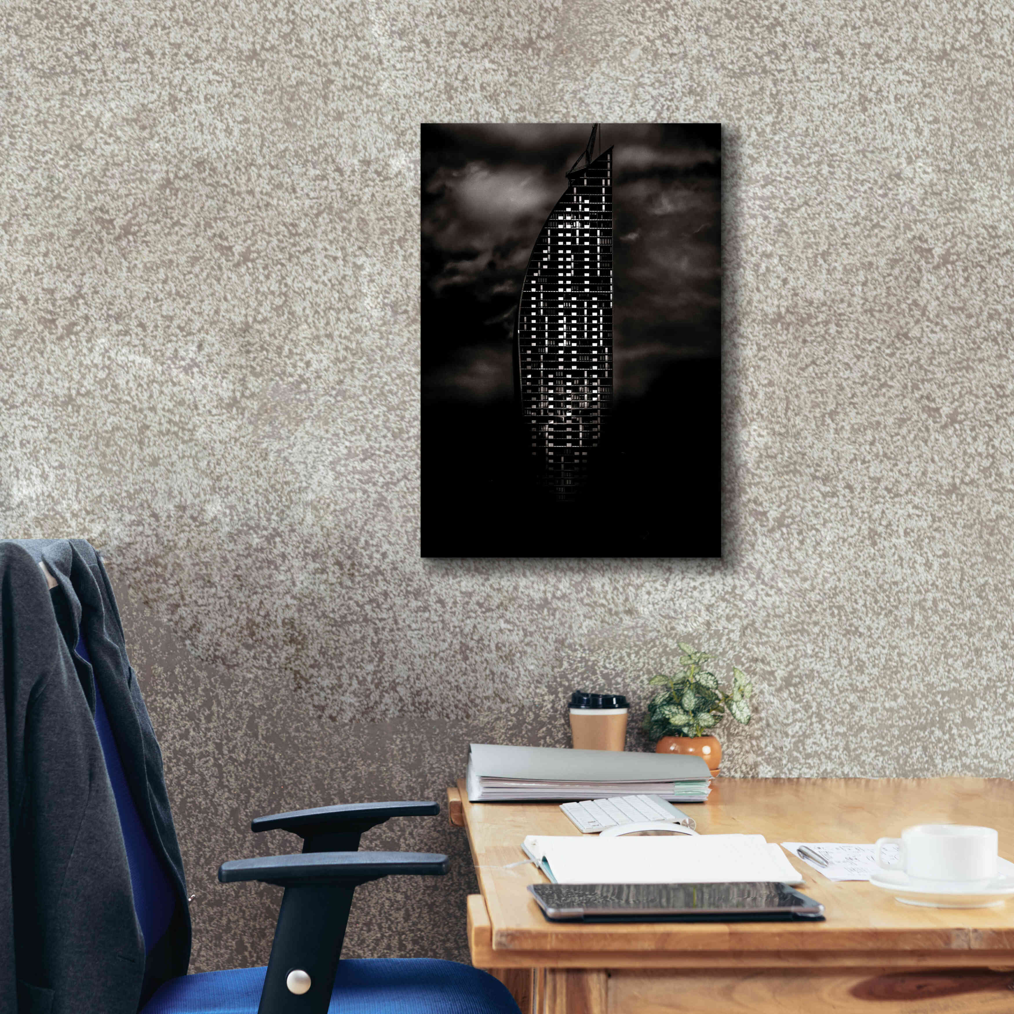 'L Tower No 3' by Brian Carson, Giclee Canvas Wall Art,18 x 26