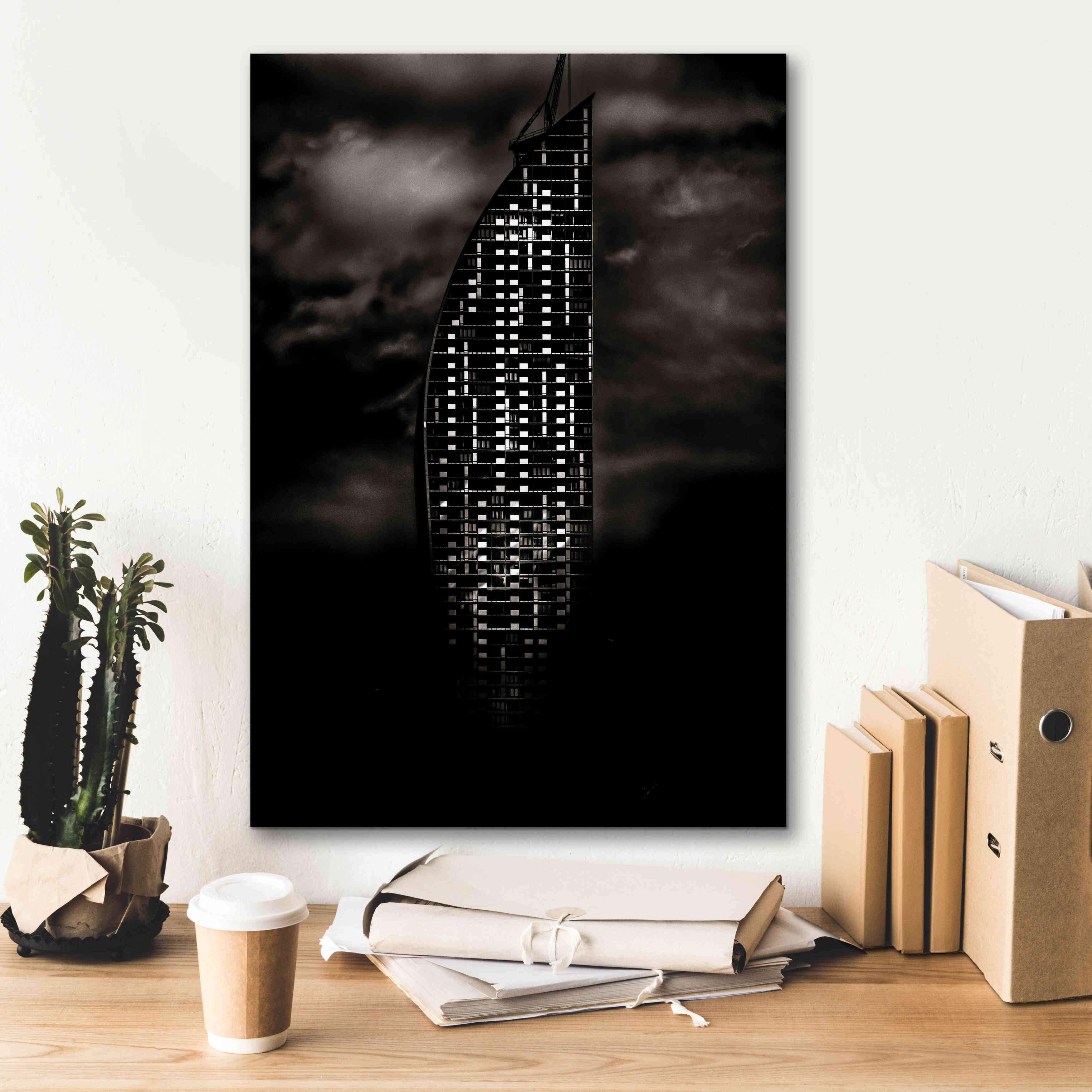 'L Tower No 3' by Brian Carson, Giclee Canvas Wall Art,18 x 26