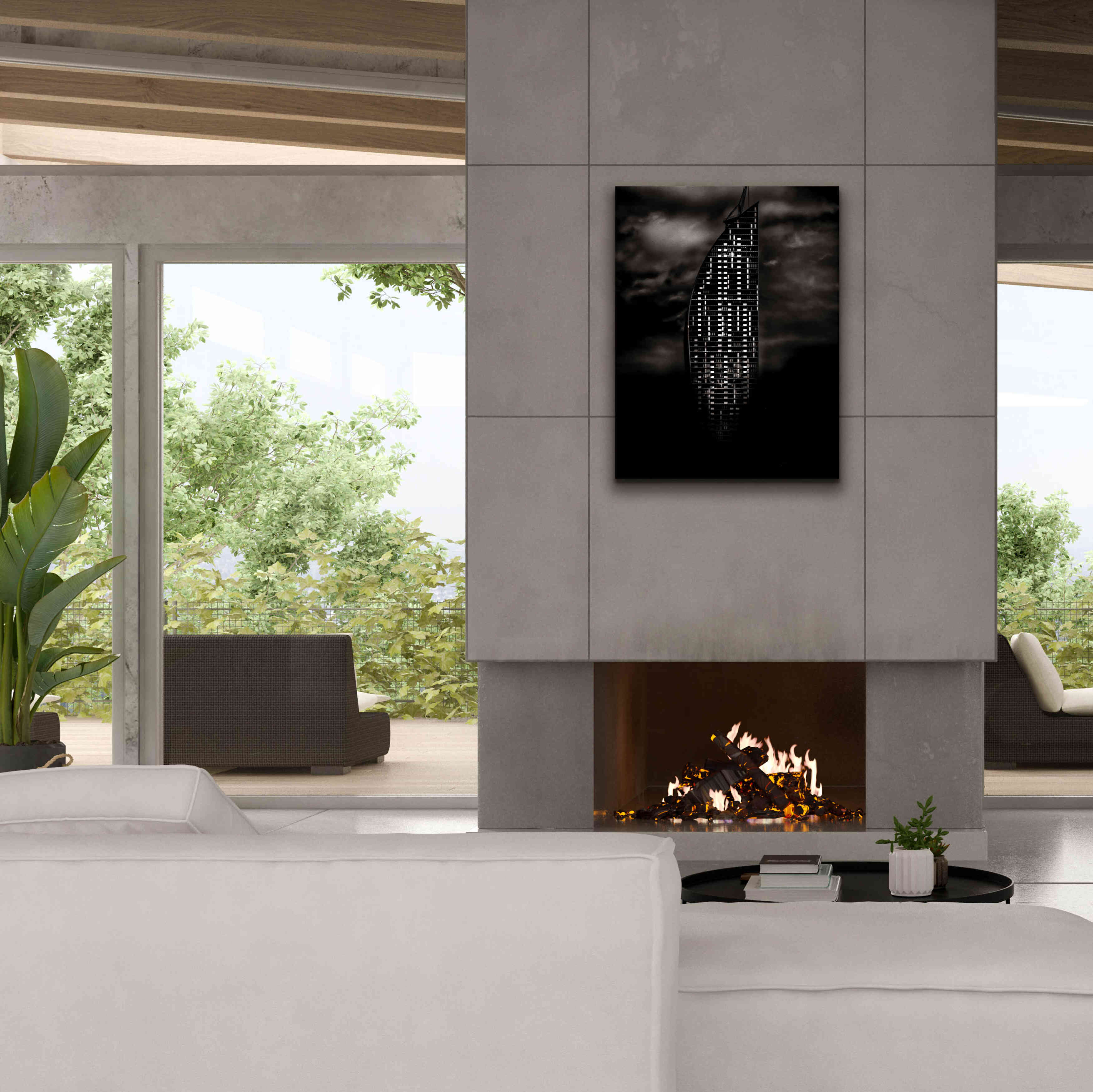 'L Tower No 3' by Brian Carson, Giclee Canvas Wall Art,26 x 34